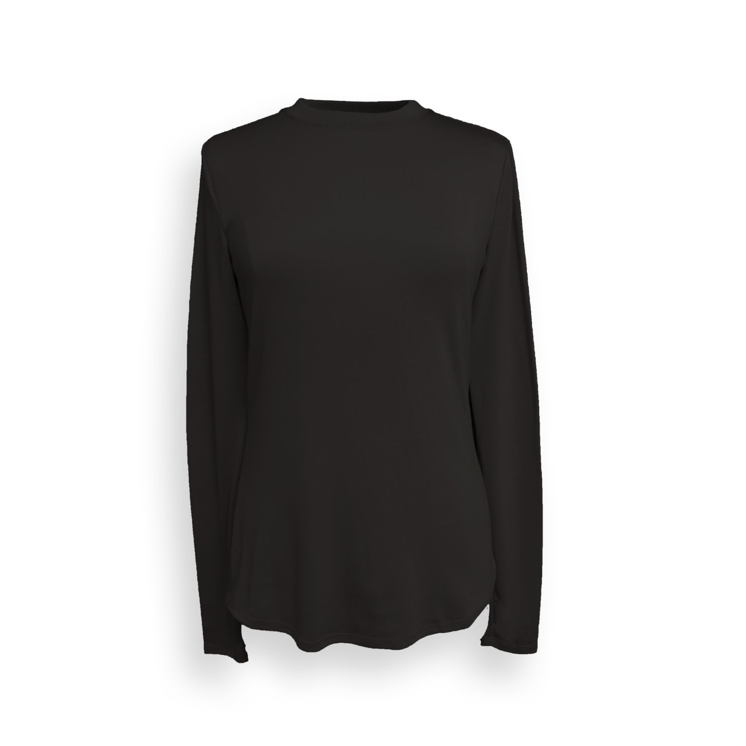 Women’s Garda Long Sleeve Top - Coal Black Medium Eavolu