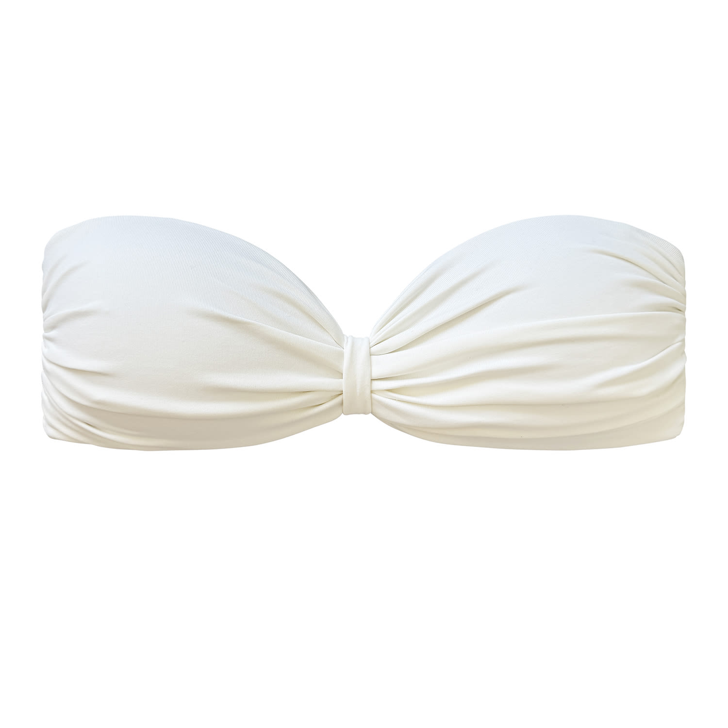 Nuaje Nuaje Women's Ariel Padded Bikini Top In White