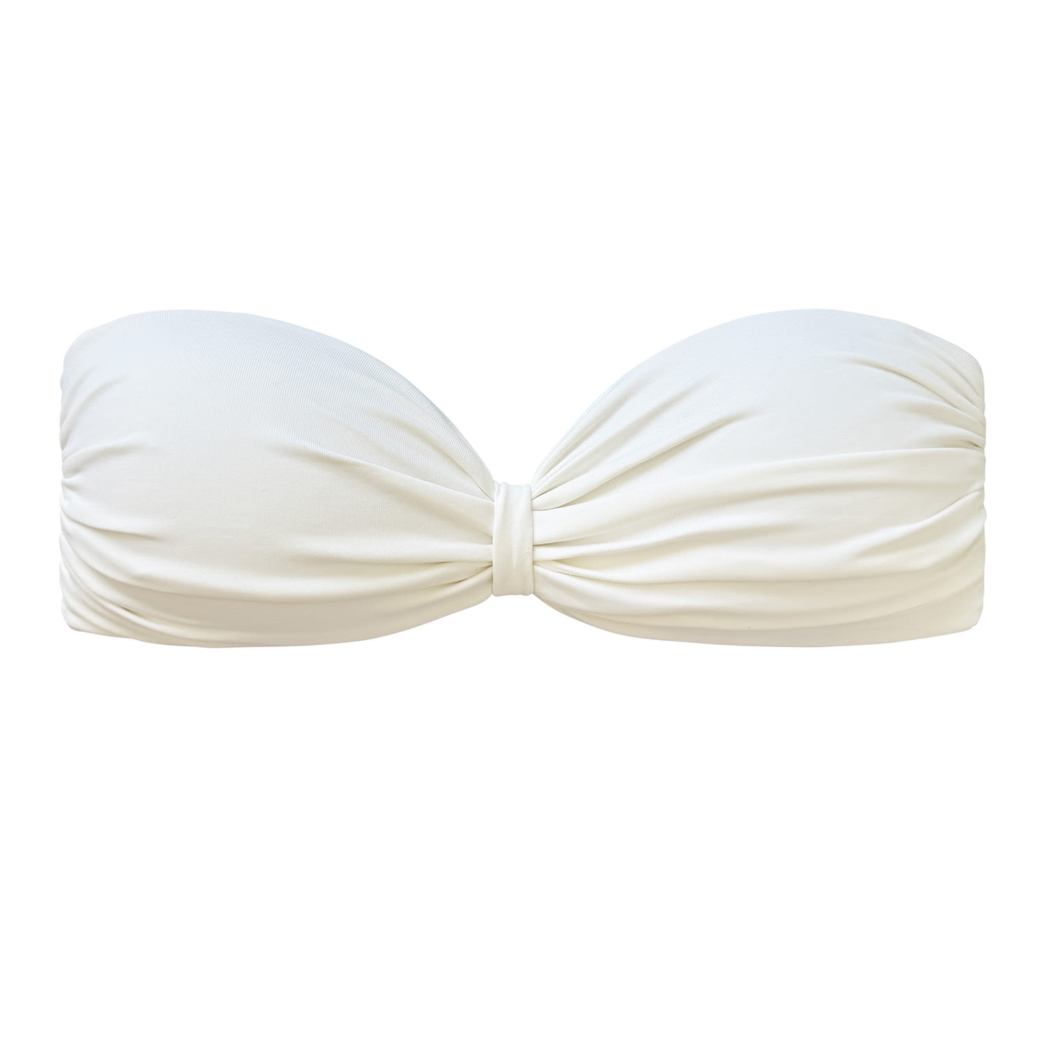 Nuaje Nuaje Women's Ariel Padded Bikini Top In White In White