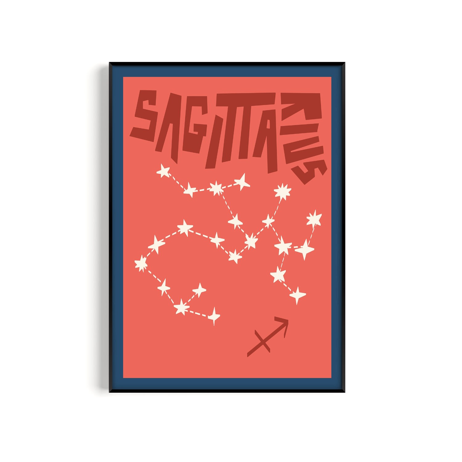 Sagittarius Art Print - A3 Natalie Cass Art