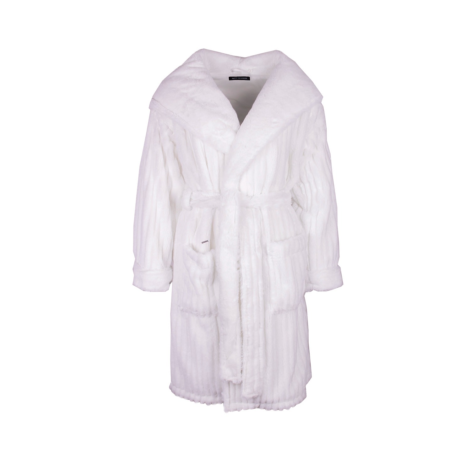 Pretty You Women's White Cloud Robe In Cream