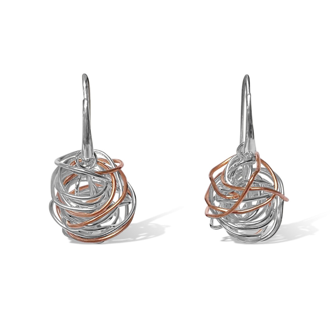 Women’s Silver Bijoux Chaos & Confusion Earrings Fv Jewellery