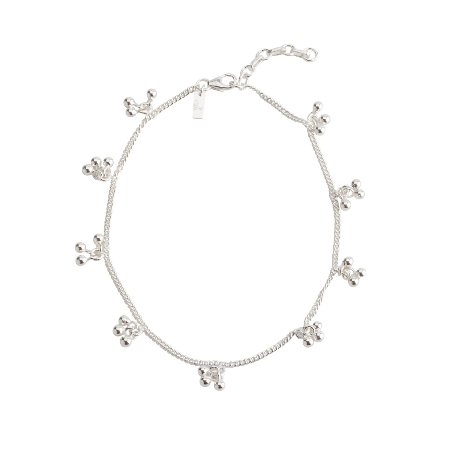 Rize Women's Chilanka Bell Anklet - Sterling Silver