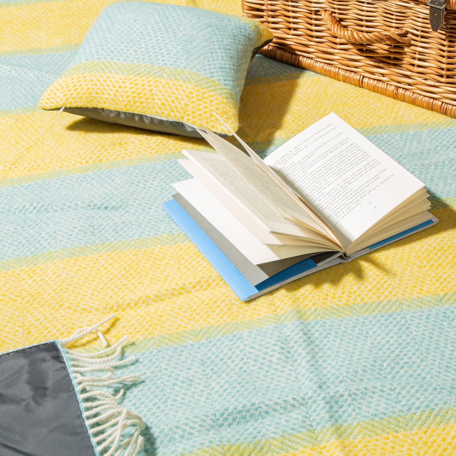 Wolf and badger picnic blanket sale
