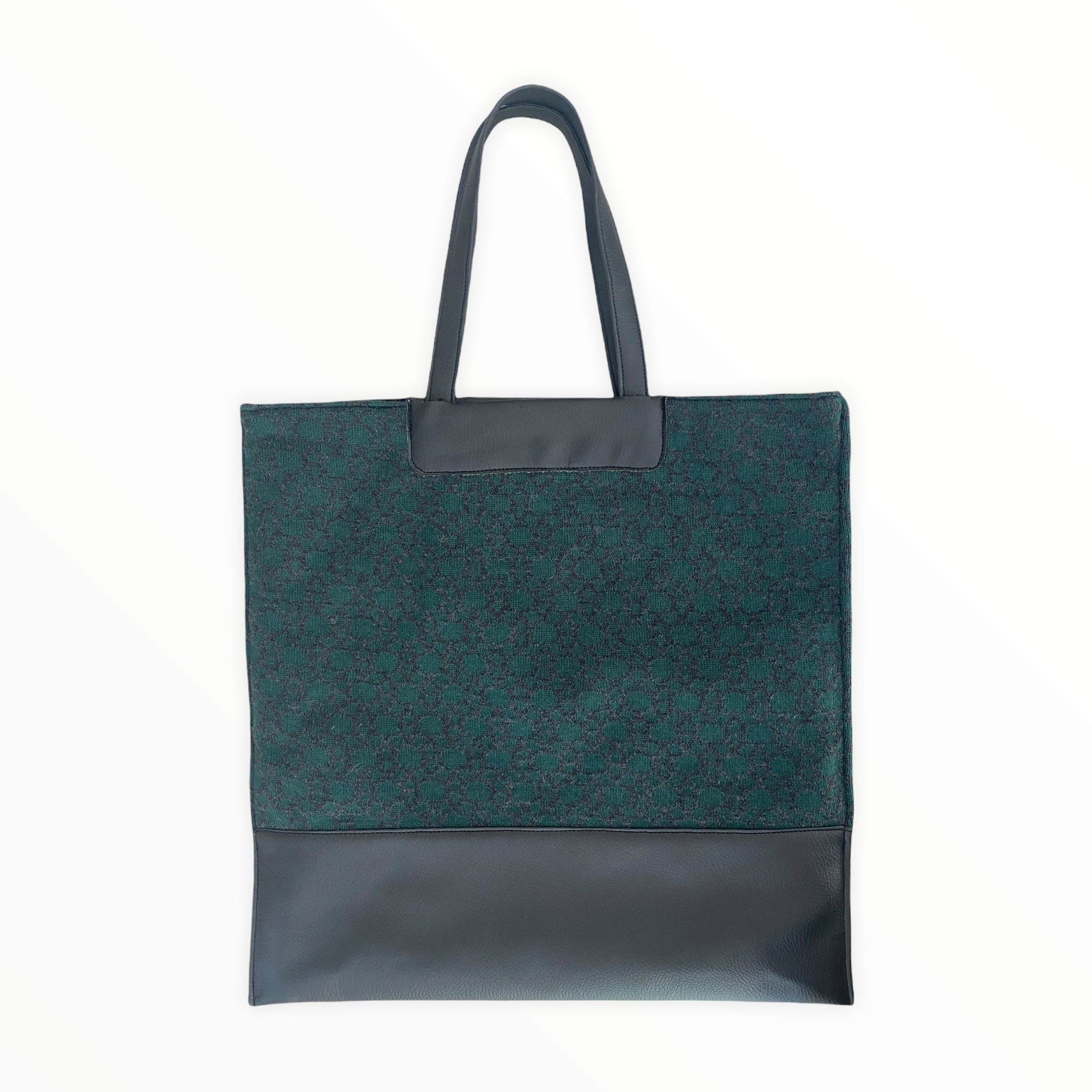 Men’s Green / Black Unisex Deux Côtés Tote Bag - Charcoal, Forest Green One Size Maria Aristidou