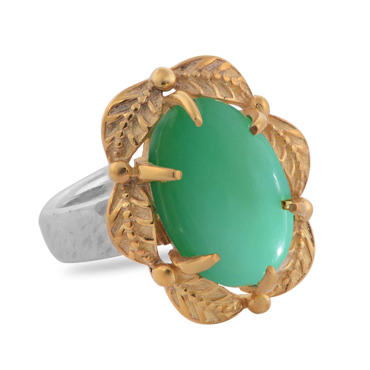 Women’s Green Tashi Chrysoprase Ring Emma Chapman Jewels