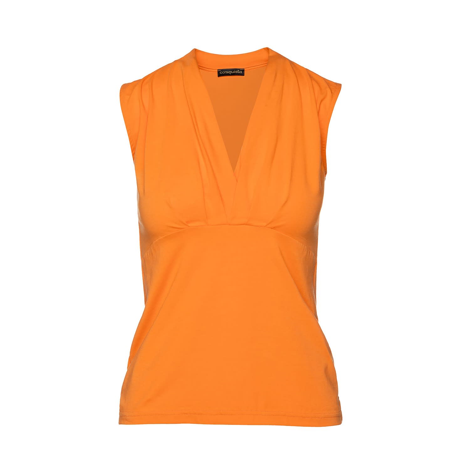 wrap sleeveless top