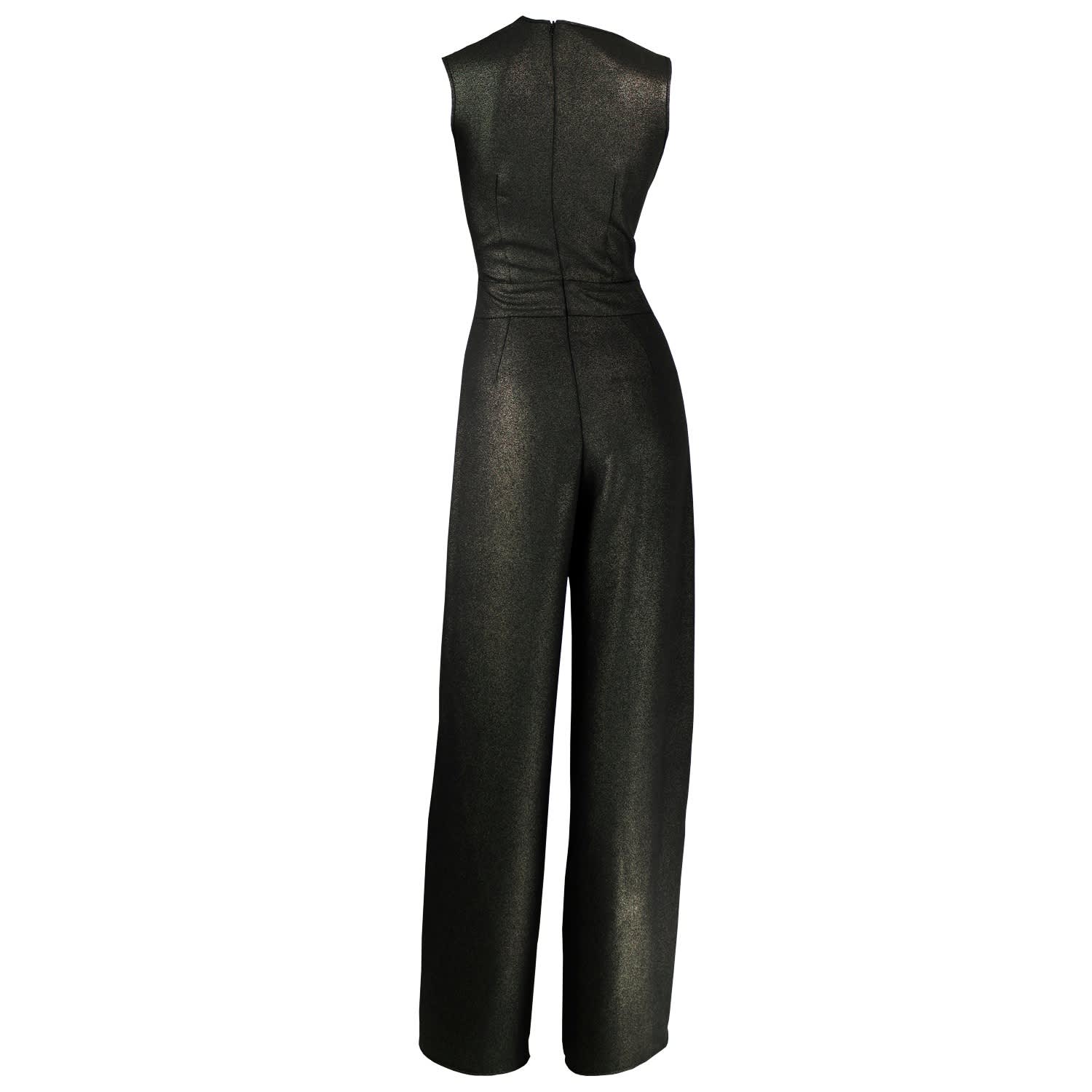 white shimmer jumpsuit