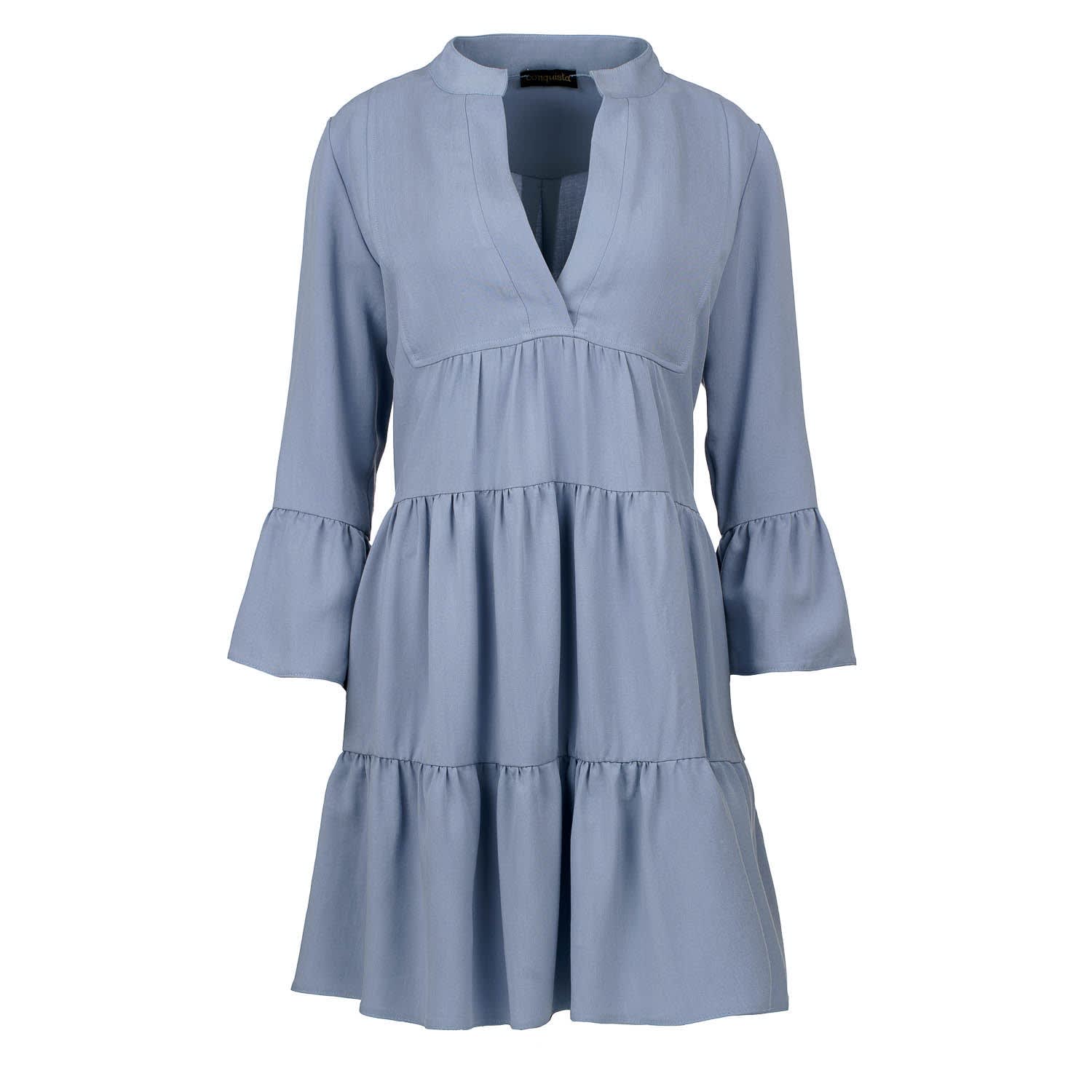 Sky Blue Loose A-Line Dress, Conquista