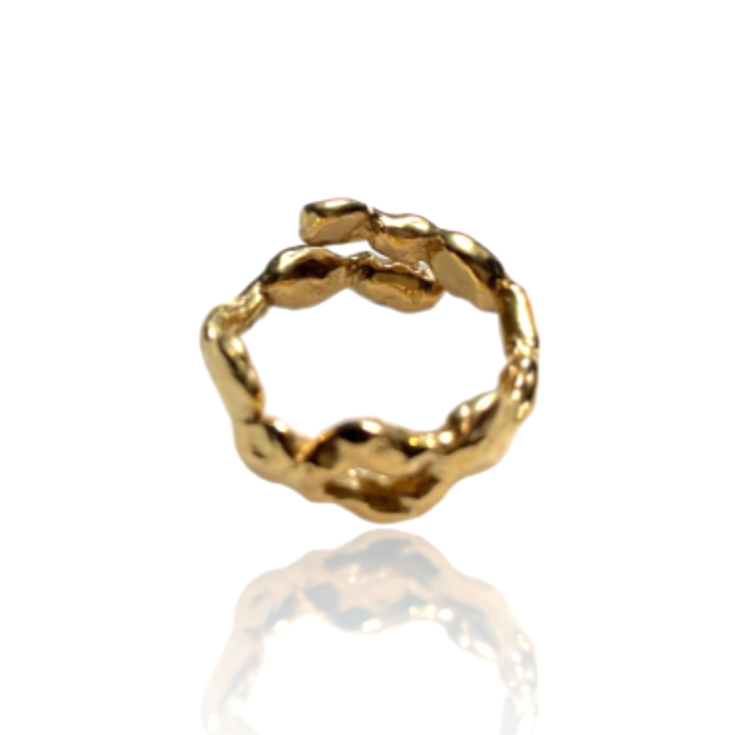 Women’s Kinsey Adjustable Ring - Gold Bio-Trimmings