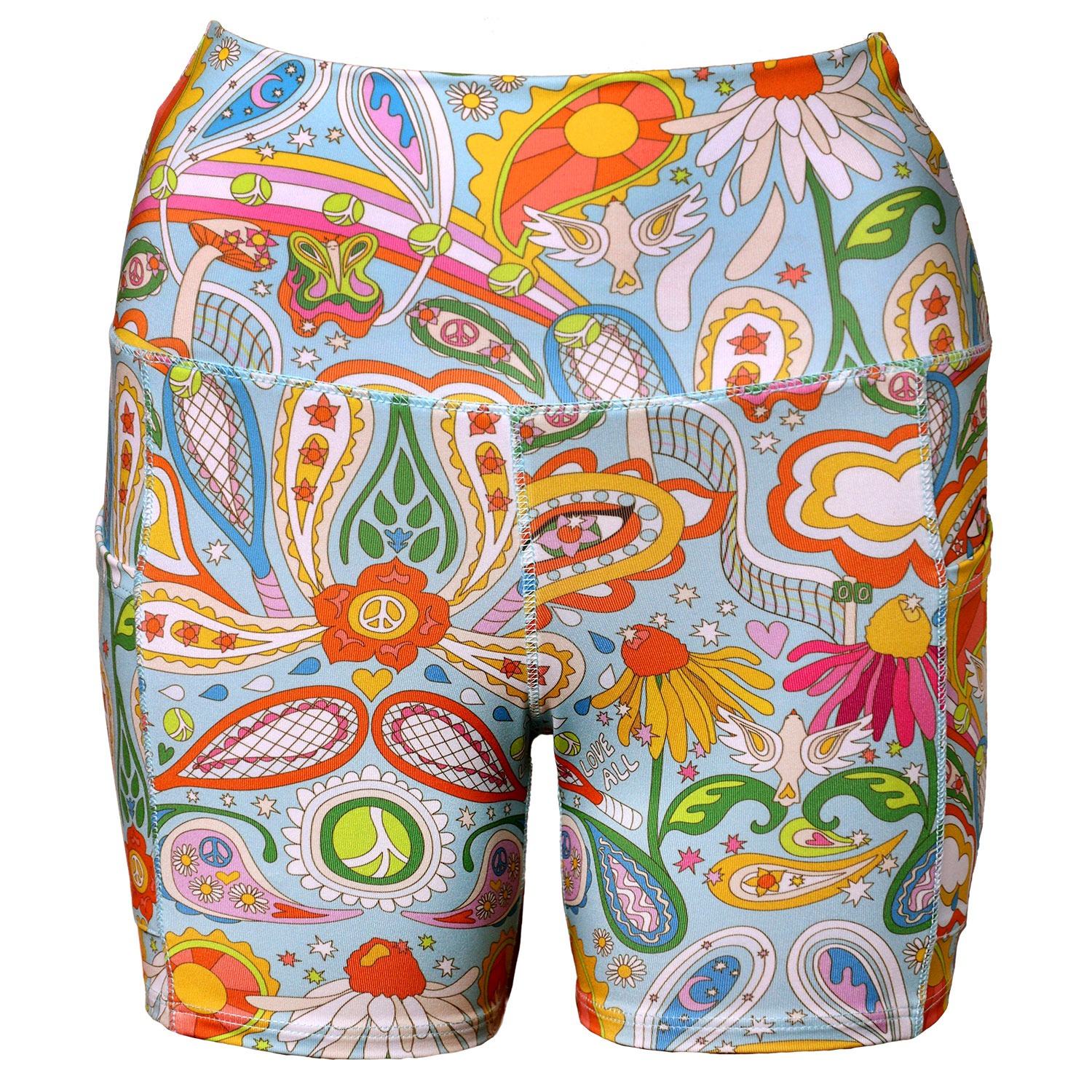 Love All Recycled Biker Shorts by Laurel Canyon Tennis Club