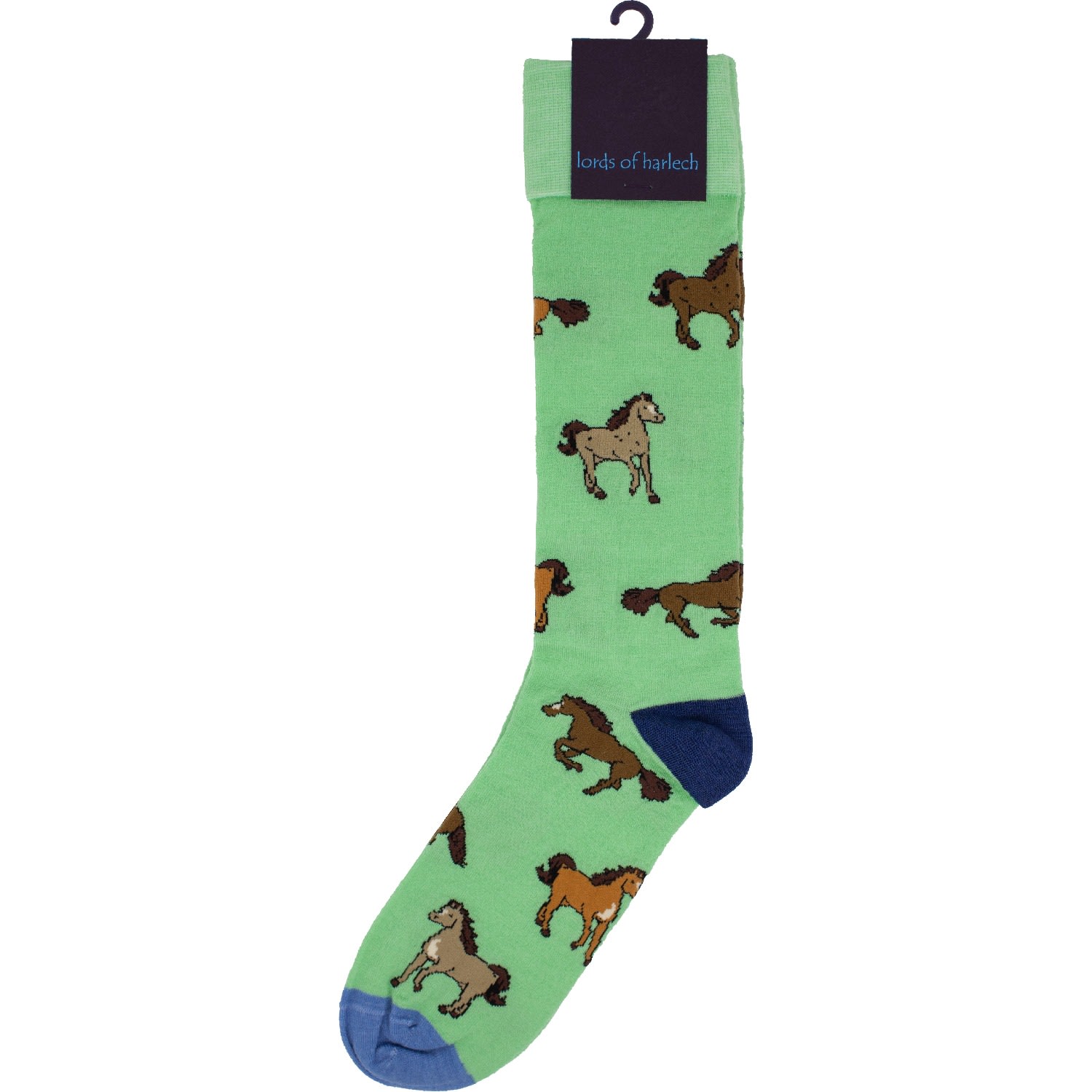 Lords Of Harlech Donald Horses Green Socks