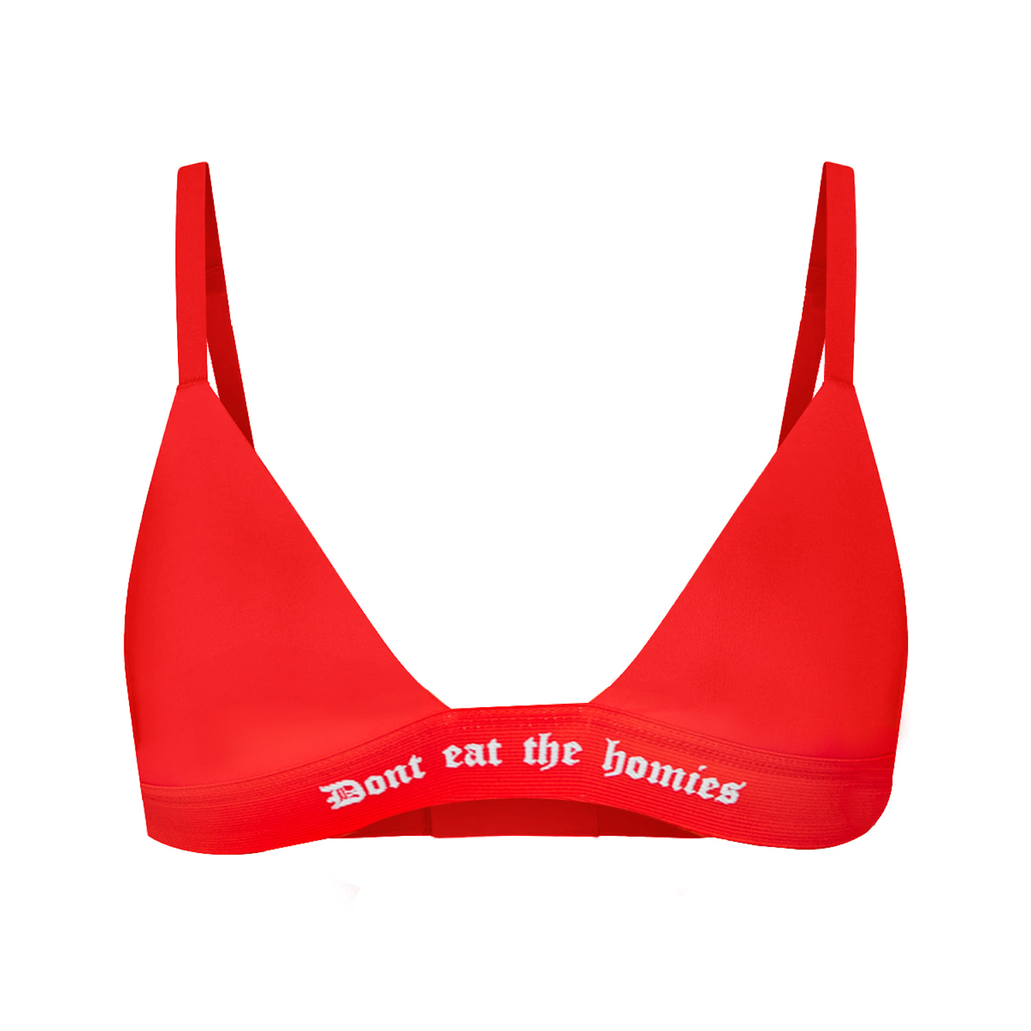 Dont Eat The Homies Women's  Classic Bikini Top - Red In Red