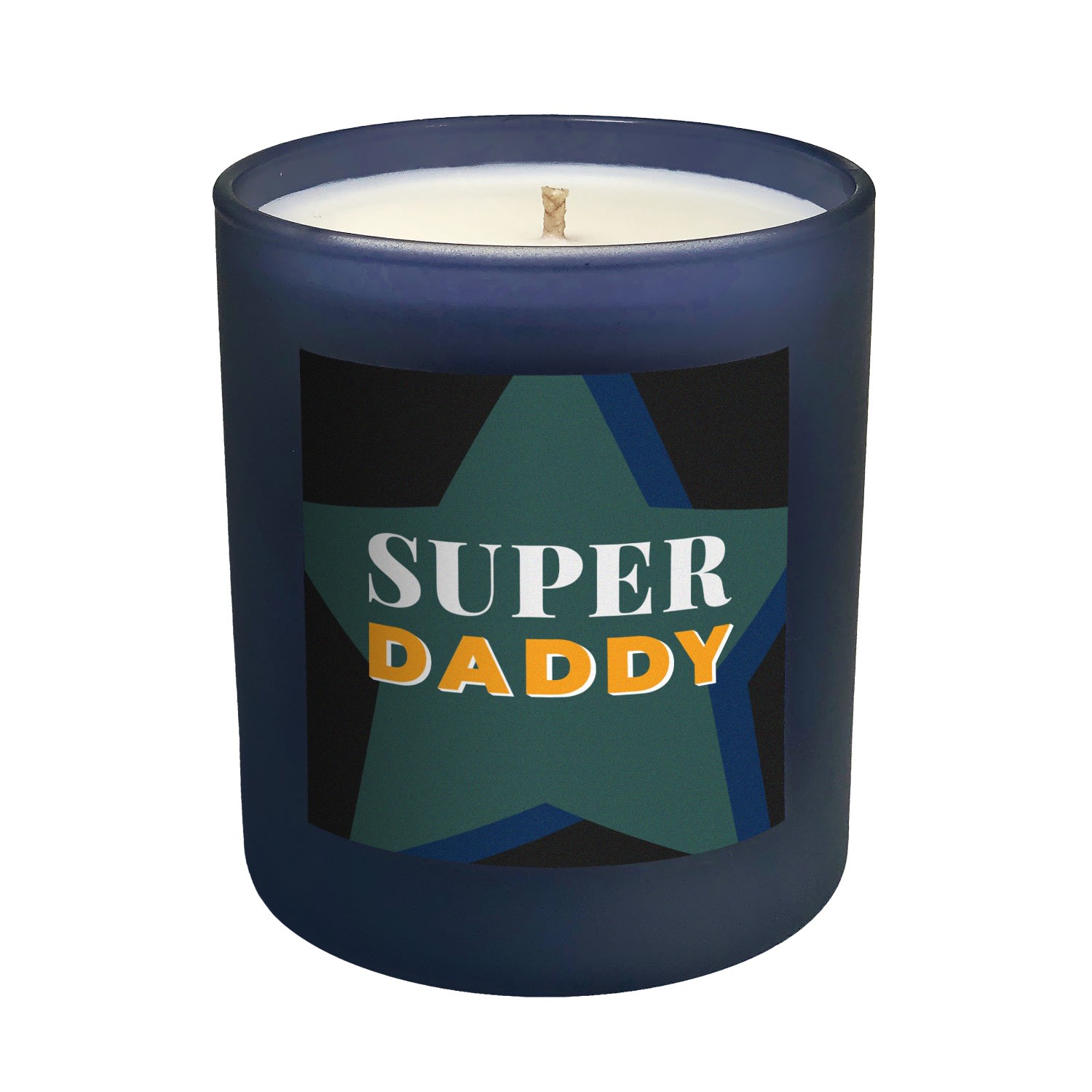 Black / Blue / Green Super Daddy Gift - Kefi Large Refillable Candle Little Karma Co. Ltd