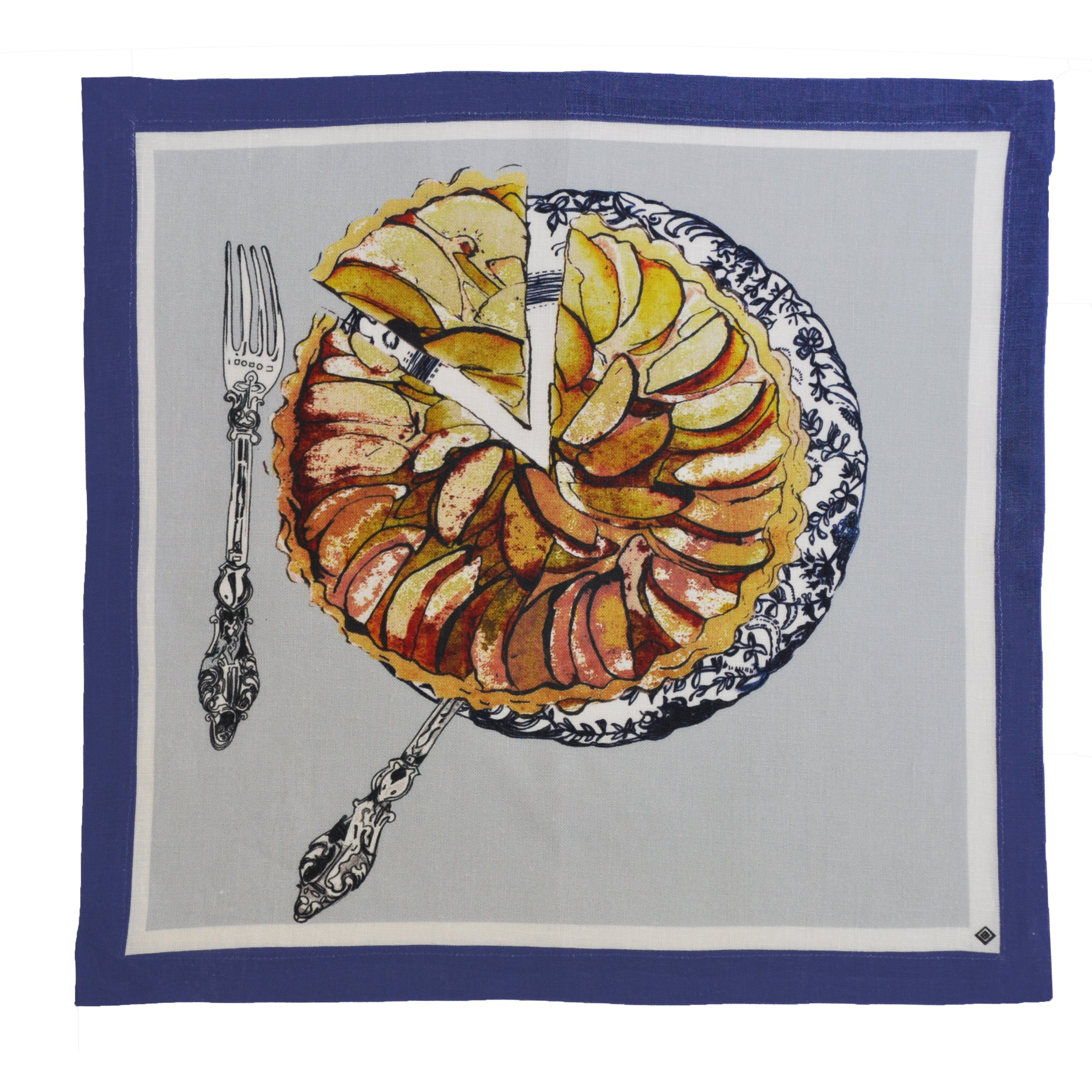 Linen Table Napkin - Apple Tart One Size Jessica Russell Flint