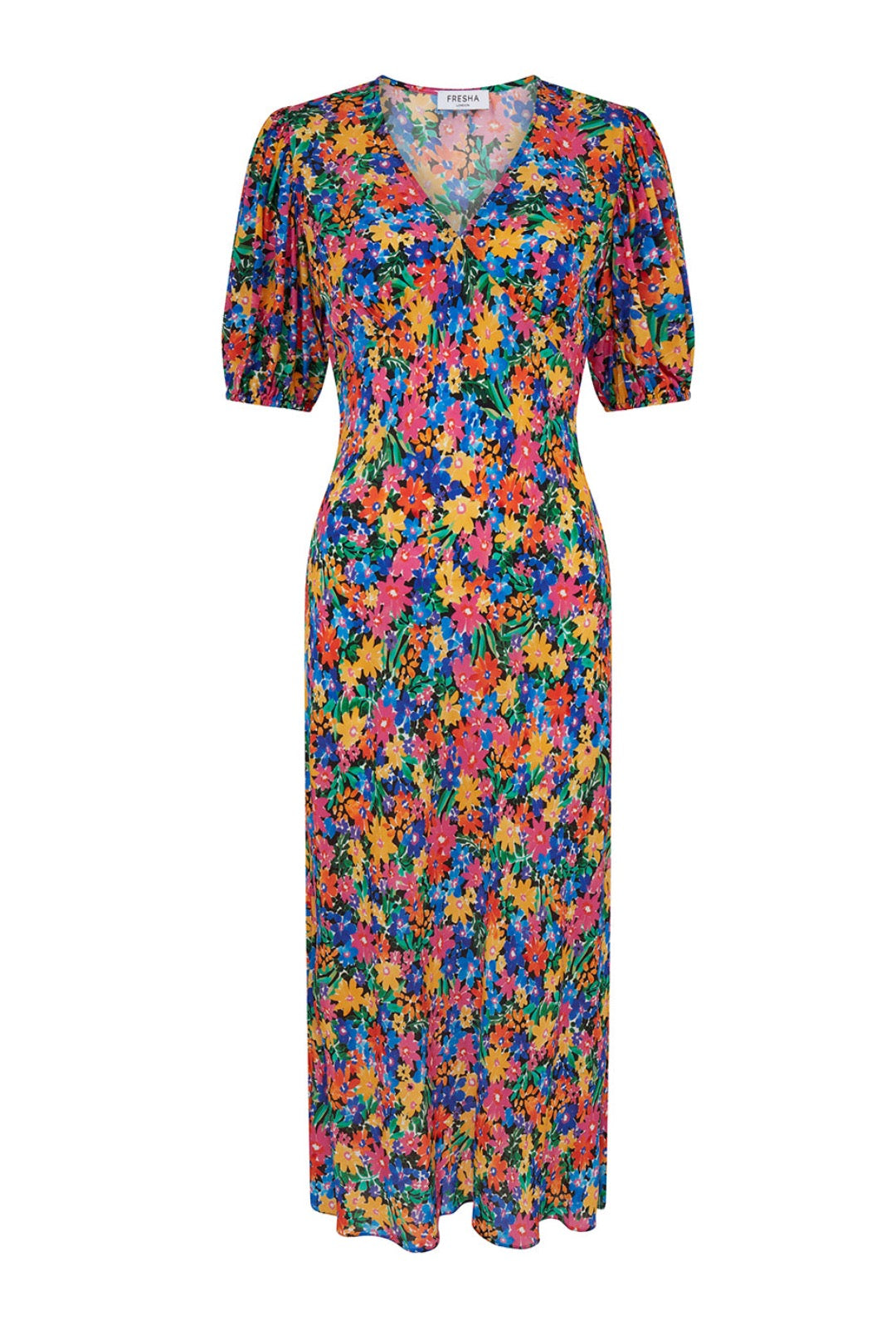 Fresha London Women's Sienna Dress Bloom In Multi