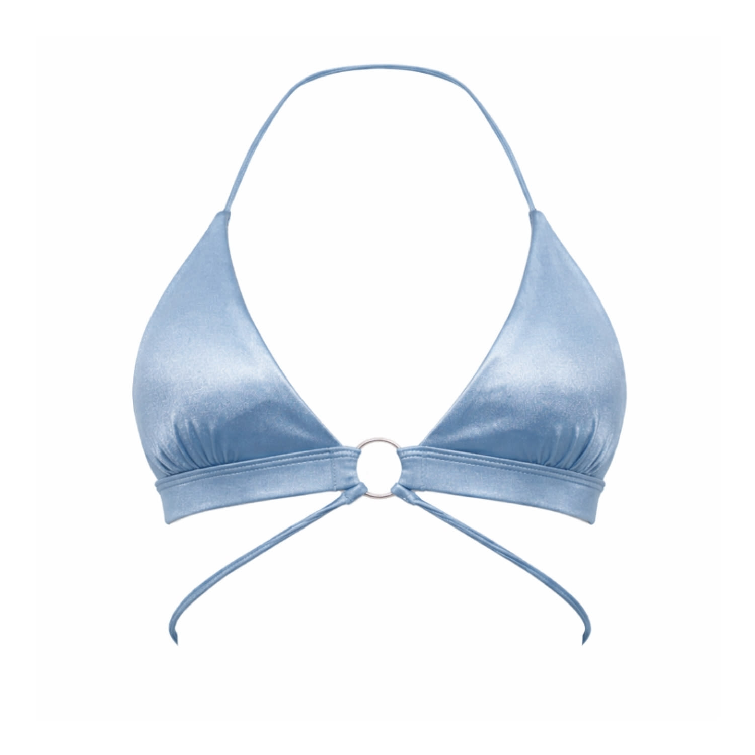 Women's Belle In Baby Blue Bikini Top | Small | Ivy Swimwear
