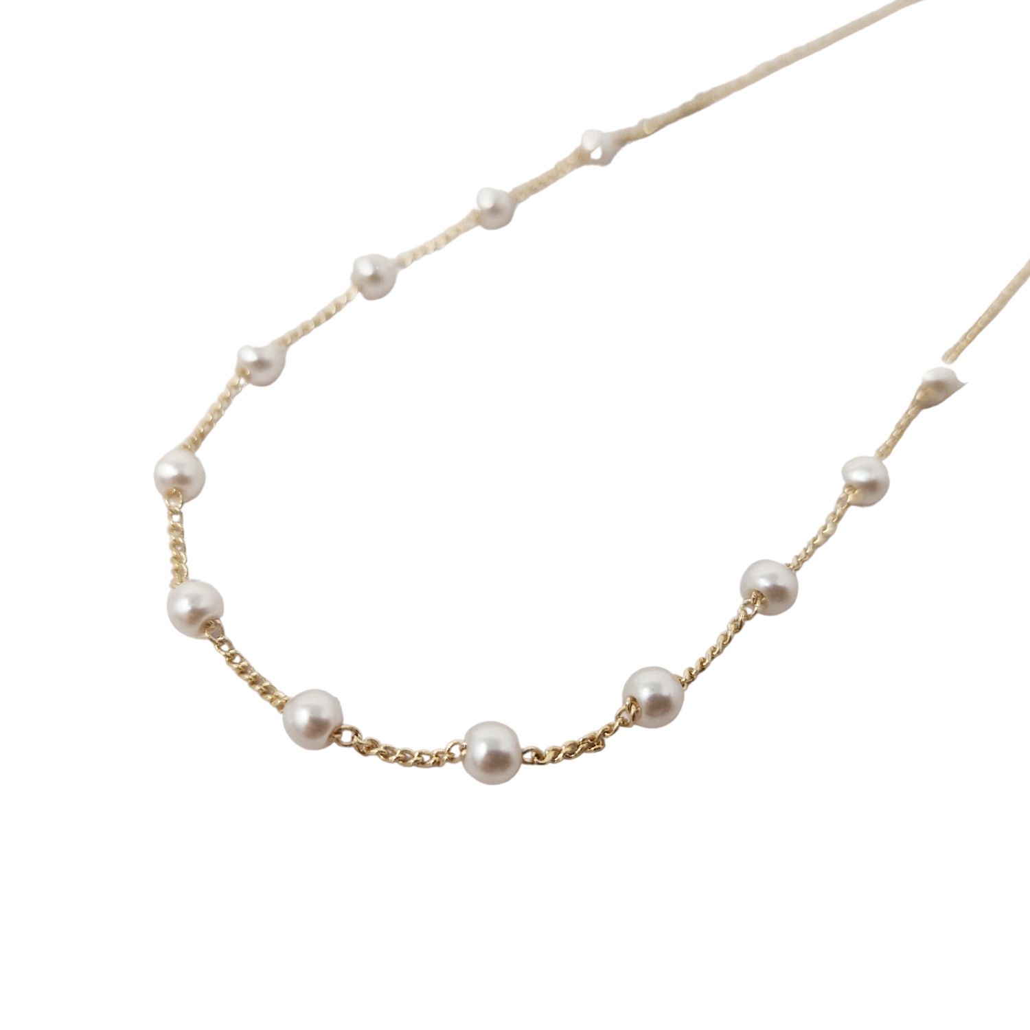 Harfi Women's Gold Vermeil Plated Essential Pearl Necklace In Gold