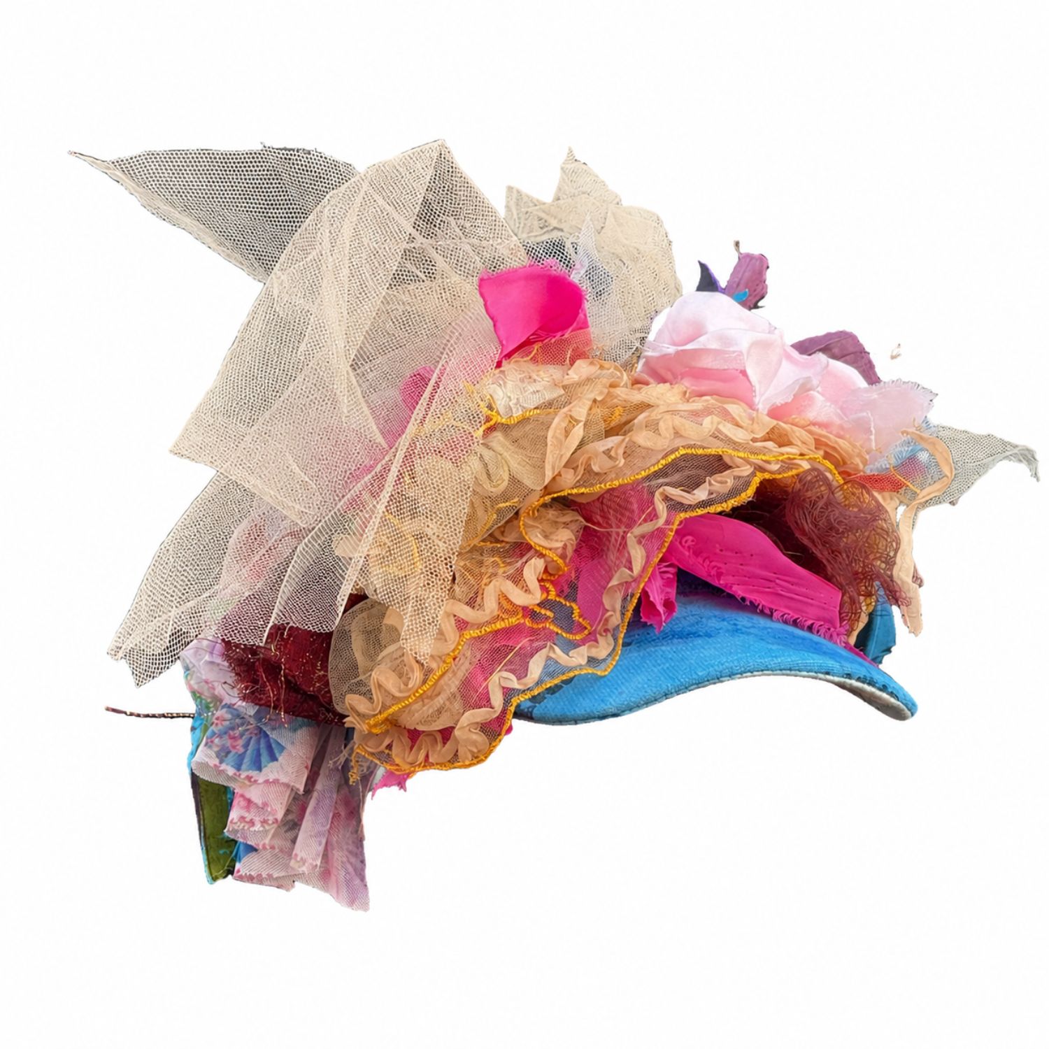 Women's Tulle & Ribbon Sculptural Crown | Small | Miro Misljen