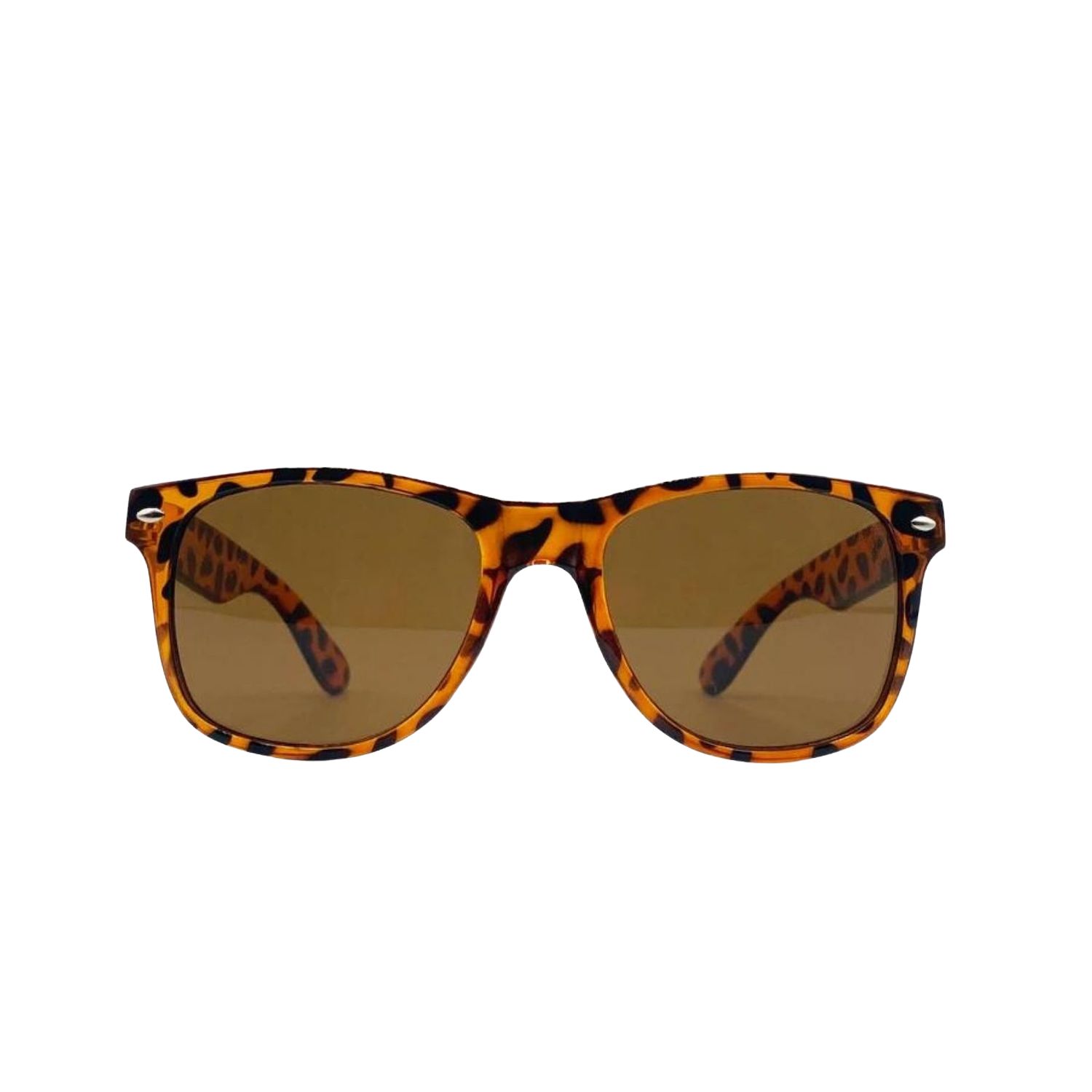 Hortons England Women's Brown Tortoiseshell Black Lens Sunglasses