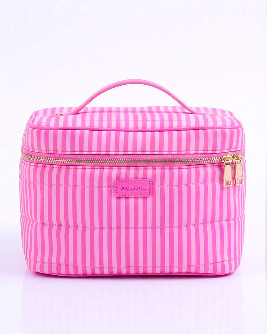 Pink Jenna Palek Makeup Bag | One Size | Augustnoa