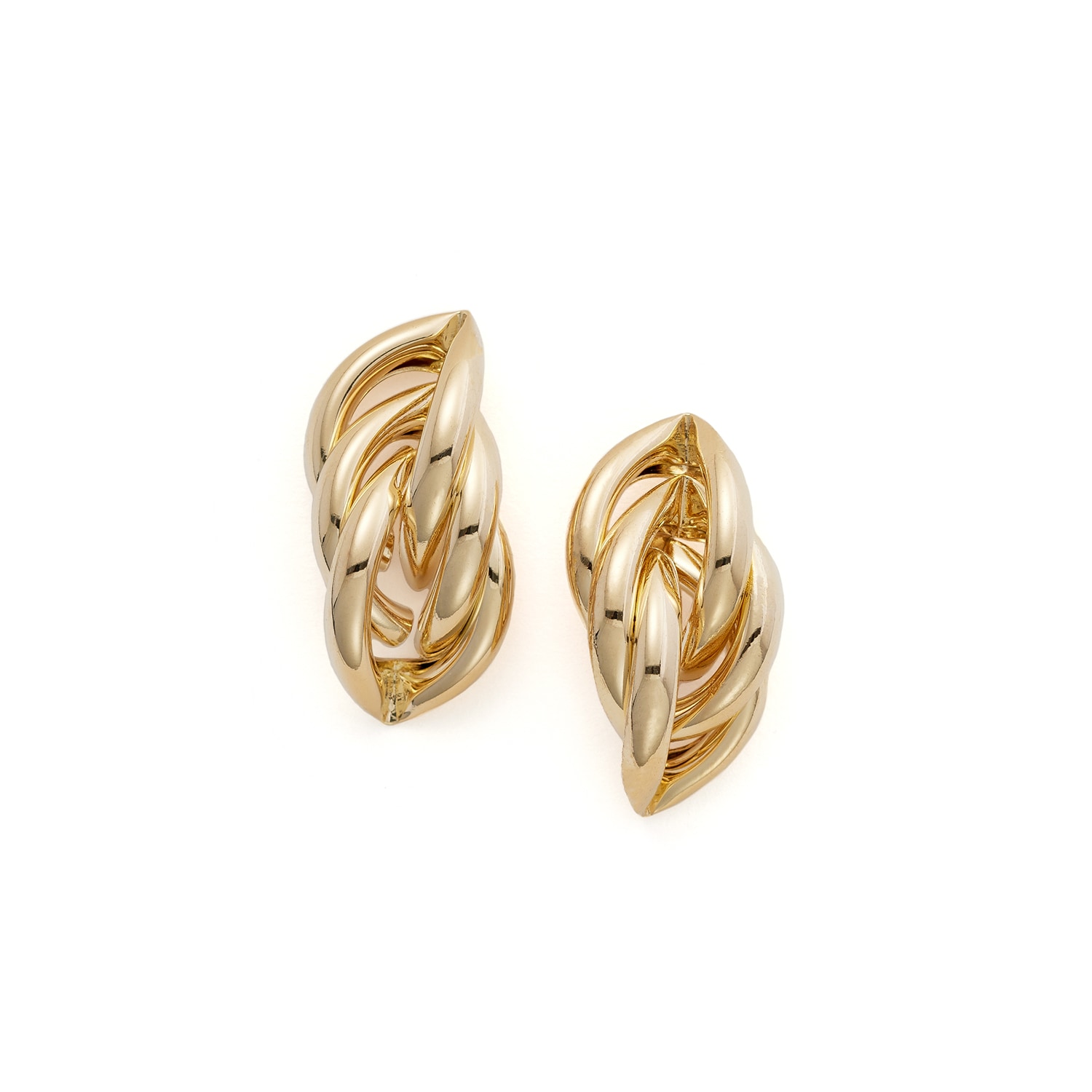 Women’s Leaf Earrings Gold Shabella Nyc