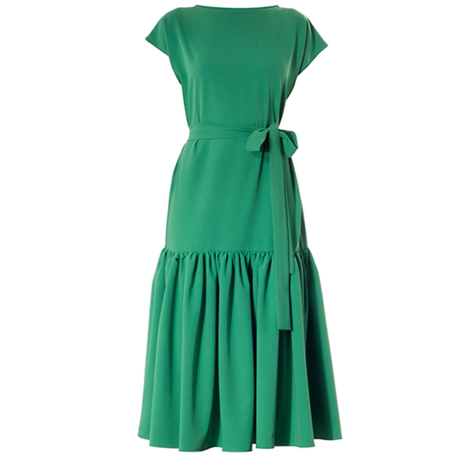 simple green dress