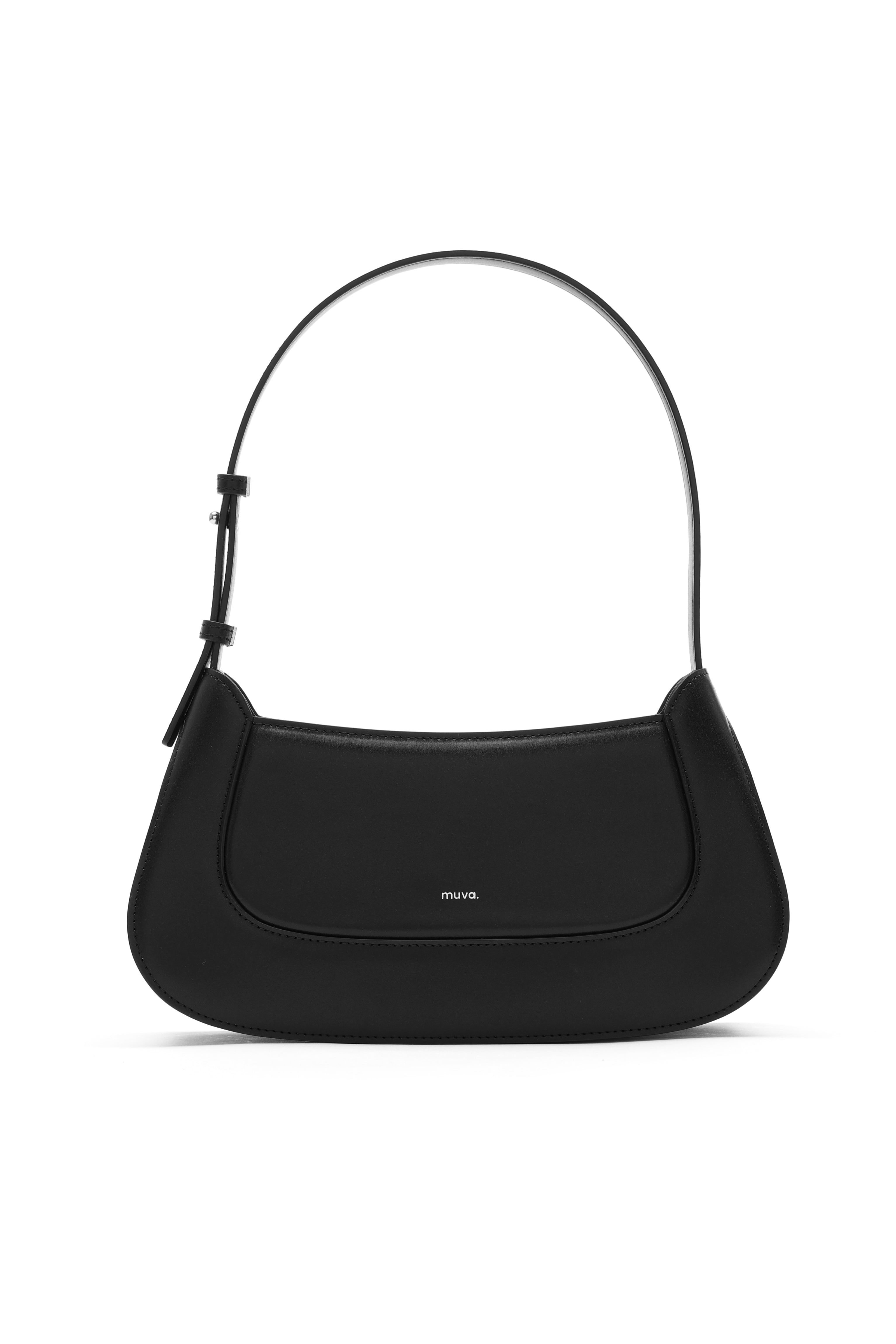 Amy Lynn Women's Dakota Black Shoulder Baguette Bag In Black