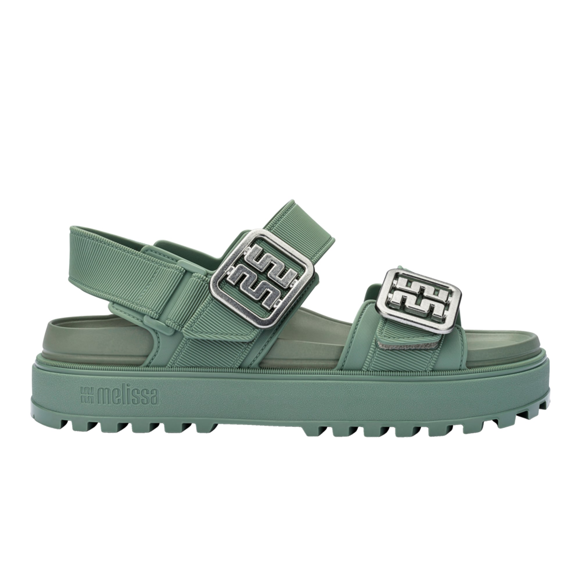 Melissa Women's Towny Platform - Green In Green