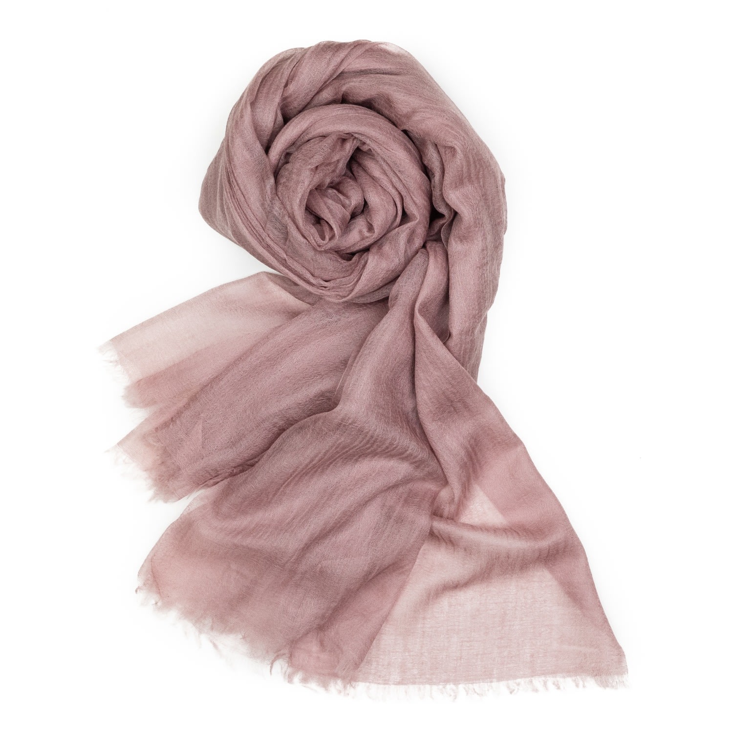 Bel Cashmere Women's Pink / Purple Light Cashmere Foulard In Dark Pink In Pink/purple