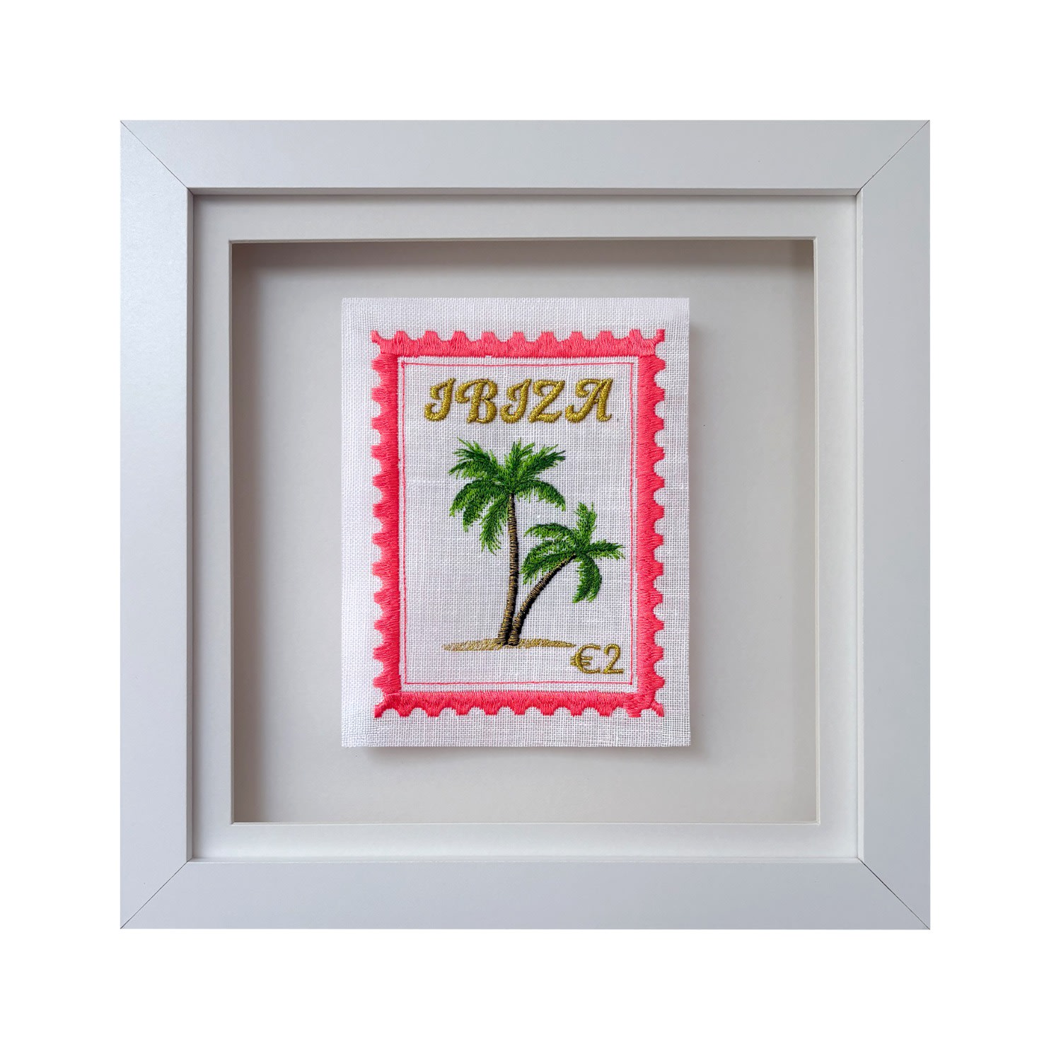 Lilly Loves Pink / Purple Ibiza Stamp Ebroidery Artwork