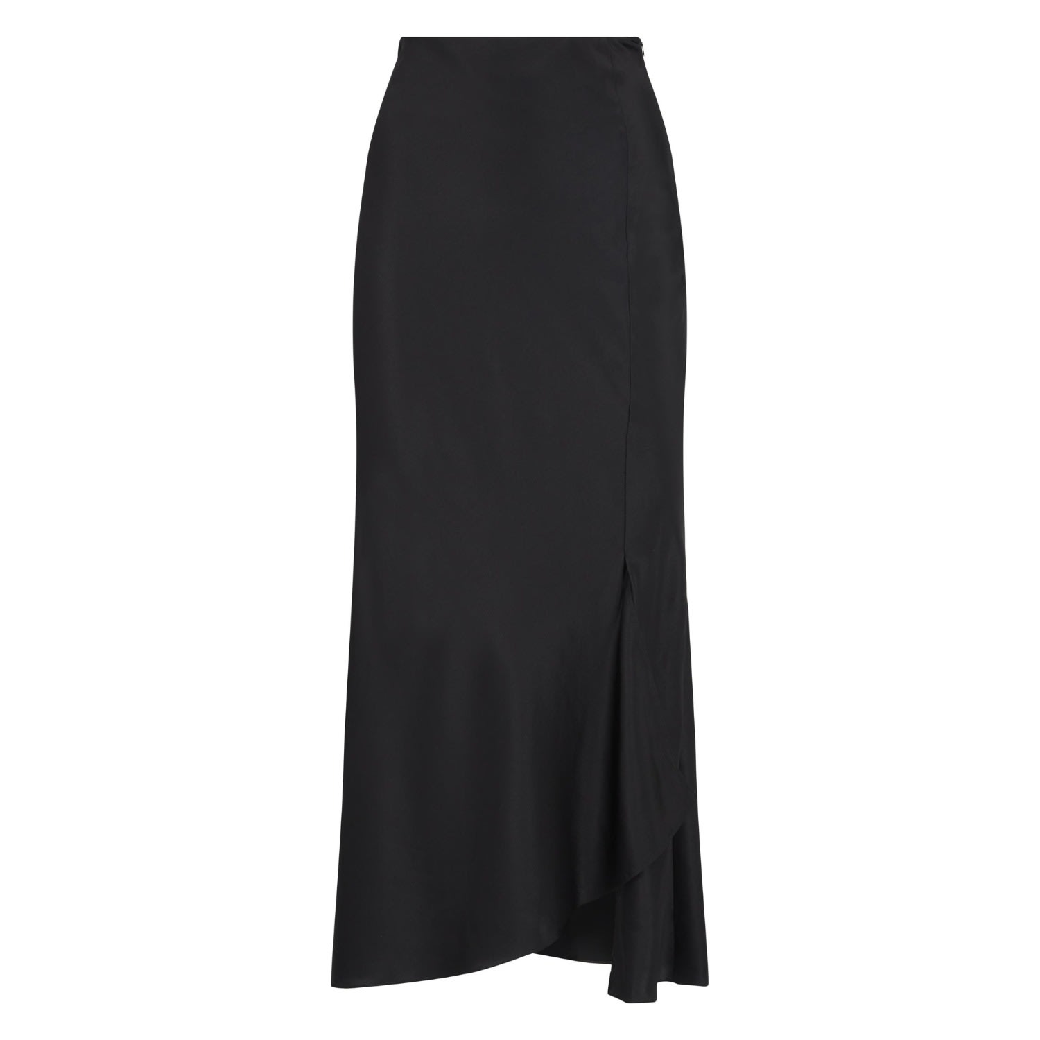 Women’s Midi Skirt - Black Medium Silked London