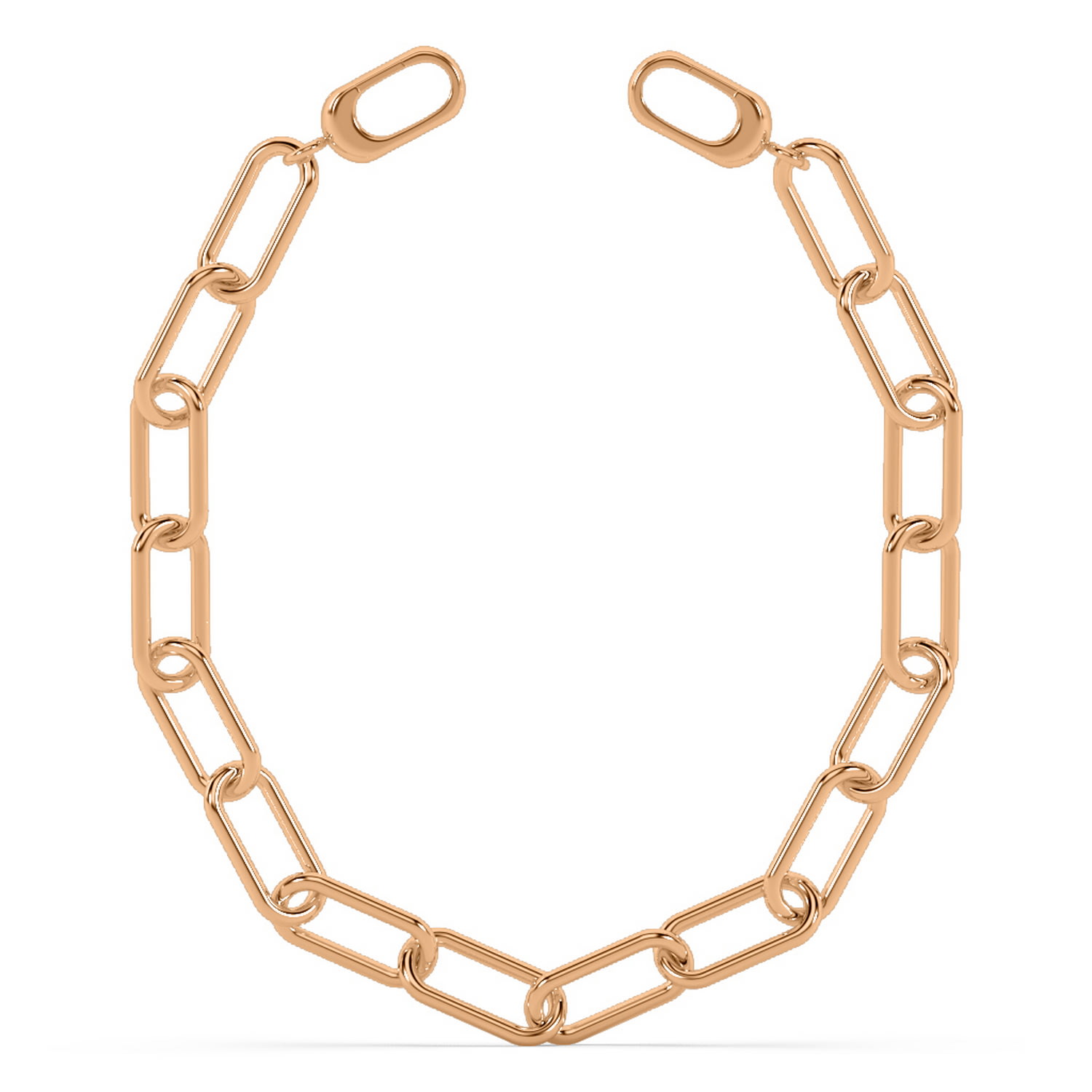 Oni Fine Jewelry Women's Bold Clip Anklet - Rose Gold In Gold