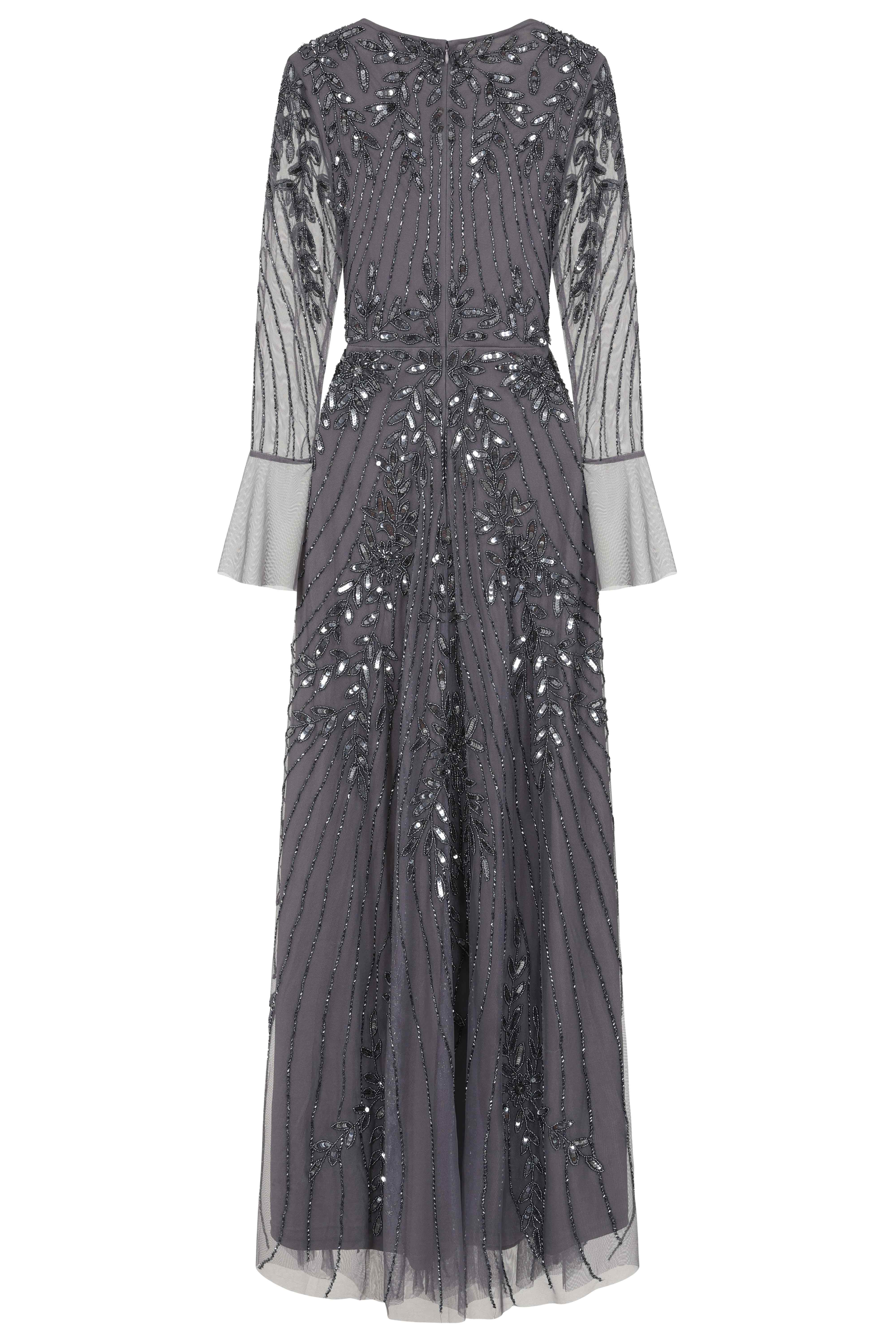embroidered tiered maxi dress Women's Embroidery Tiered Maxi Sun Dress - Mocha Medium | Women's Online Boutique | Boho Chic Style