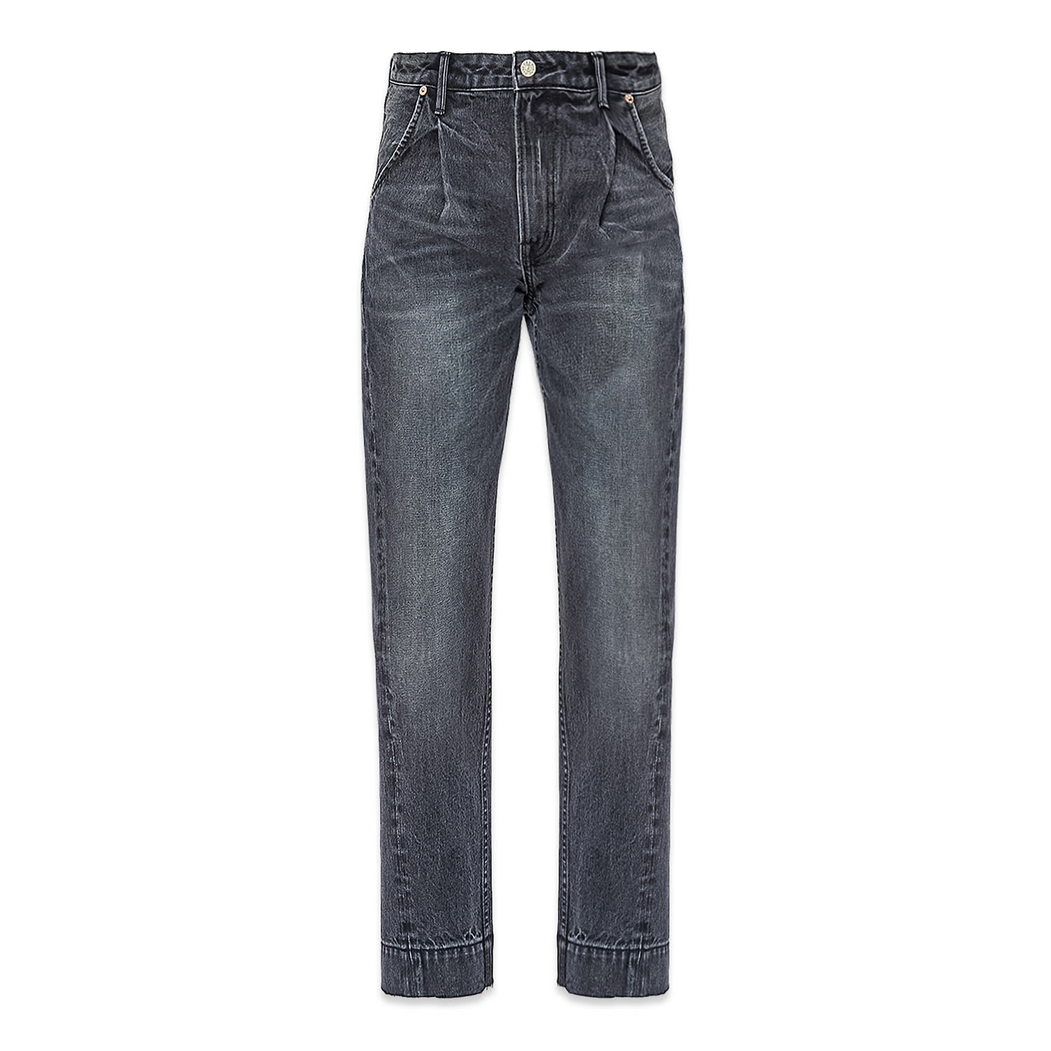 Noend Denim Grey Lou Comfort Crop Jeans In Potomac In Grey