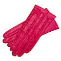 1861 Glove Manufactory Vernazza - Hot Pink Leather Gloves For Woman In Leather