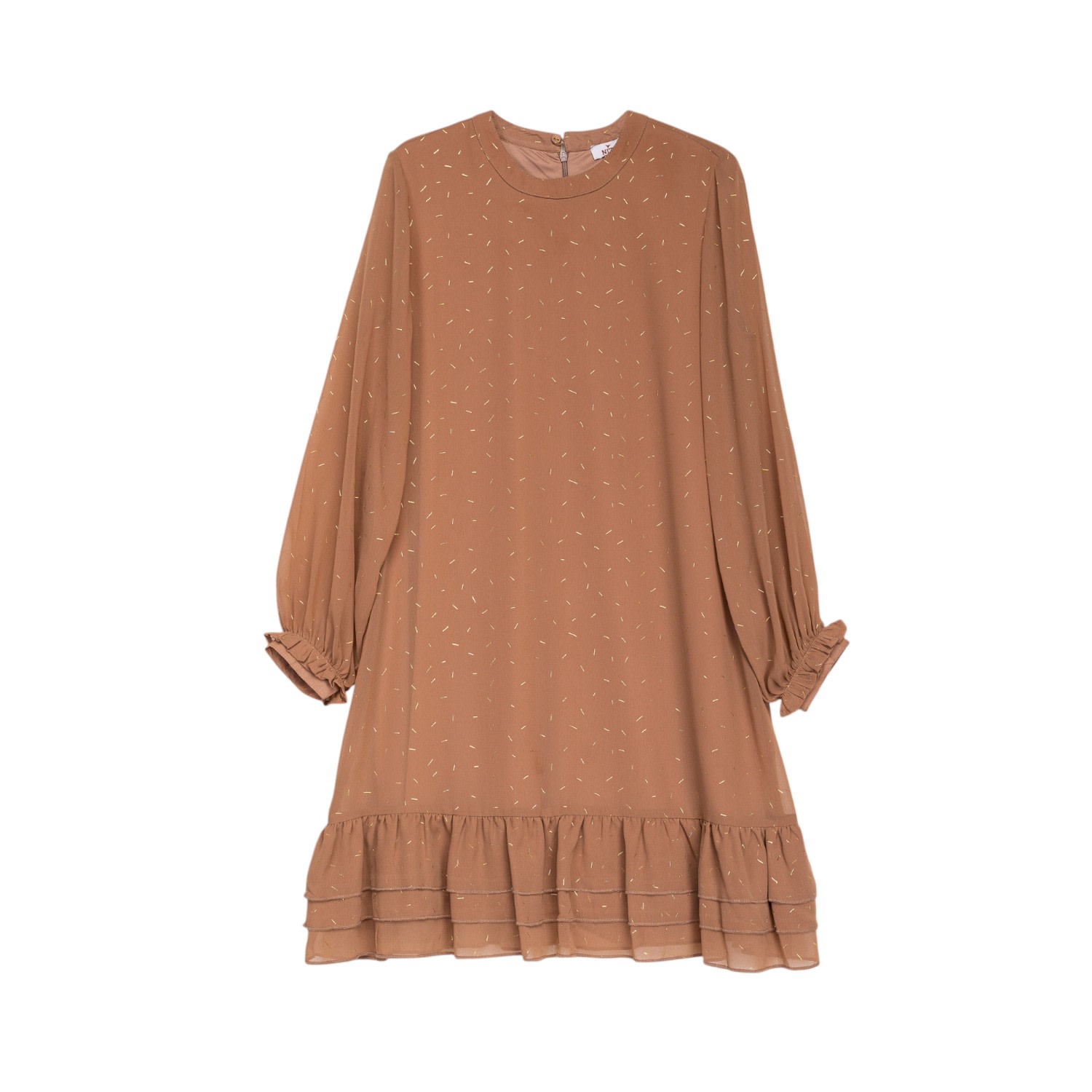 Niza Women's Short Brown Dress In Brown