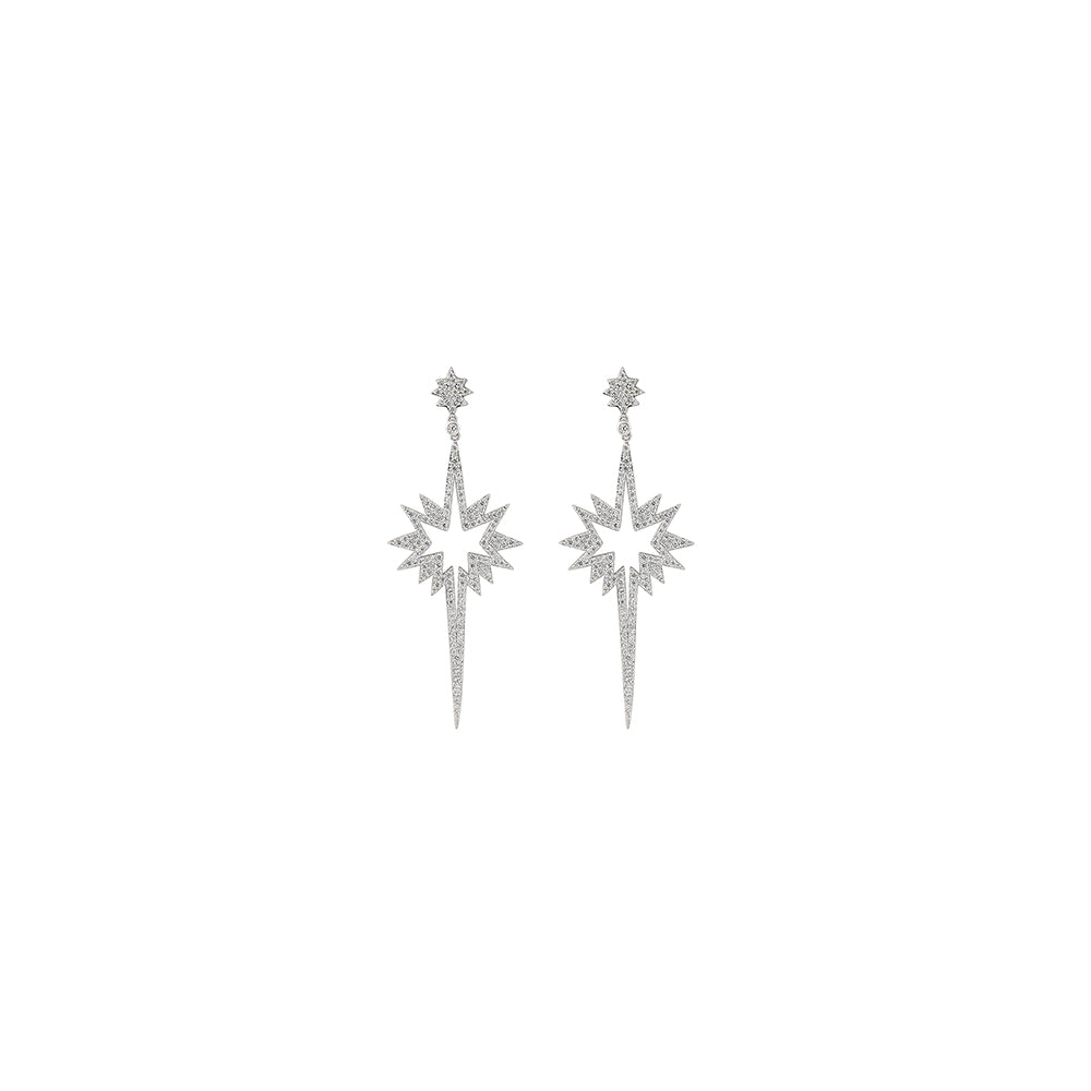 Stephanie Browne Australia Women's Love Comet Earrings - Silver