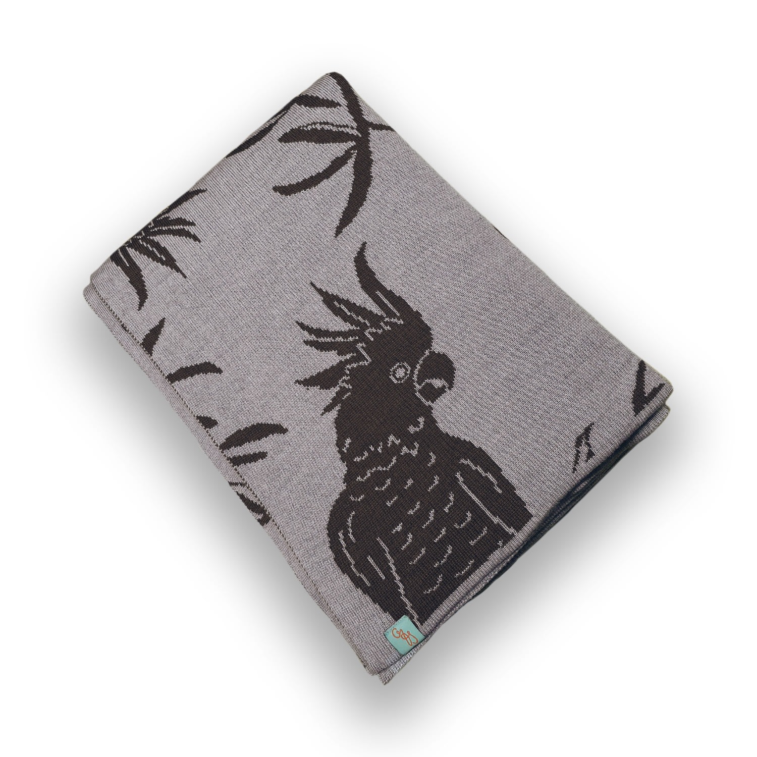 Otto & Spike Lightweight Wool Blankets - Hello Cocky - Hickory Brown - X-small In Brown