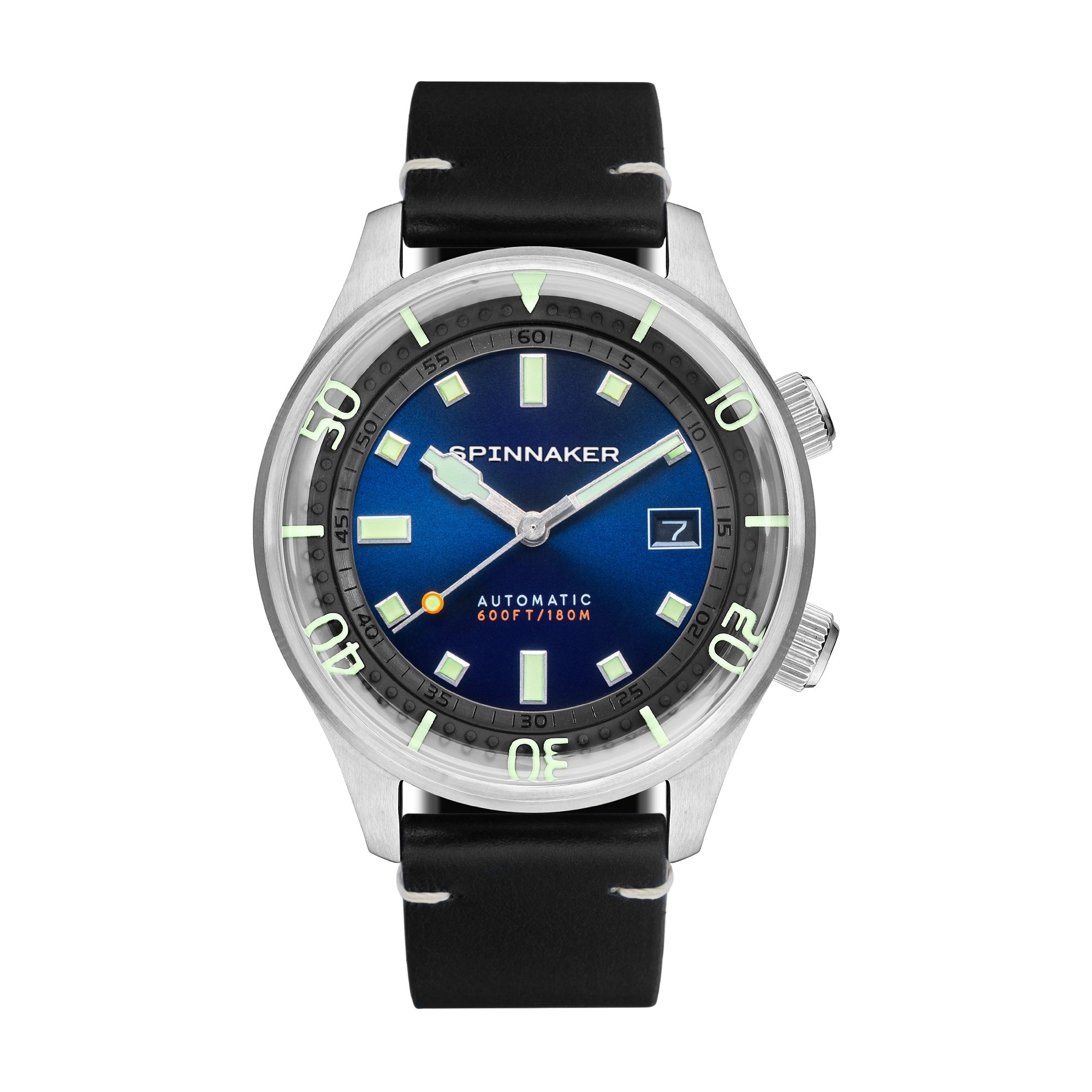 Spinnaker Bradner Men's Automatic Atlantic Blue Watch In Blue