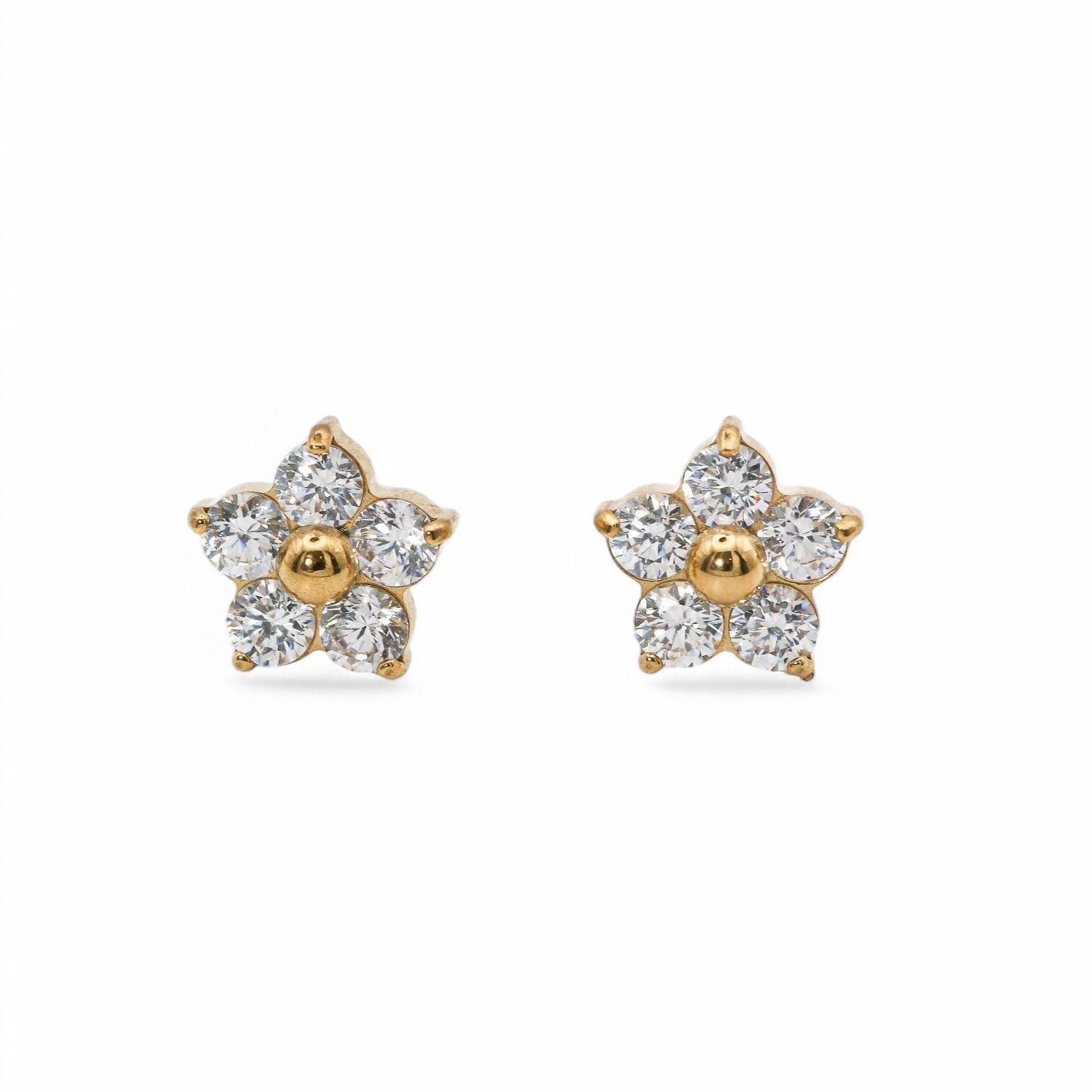 Miss Cecilia Women's Gold Celestial Bloom Studs