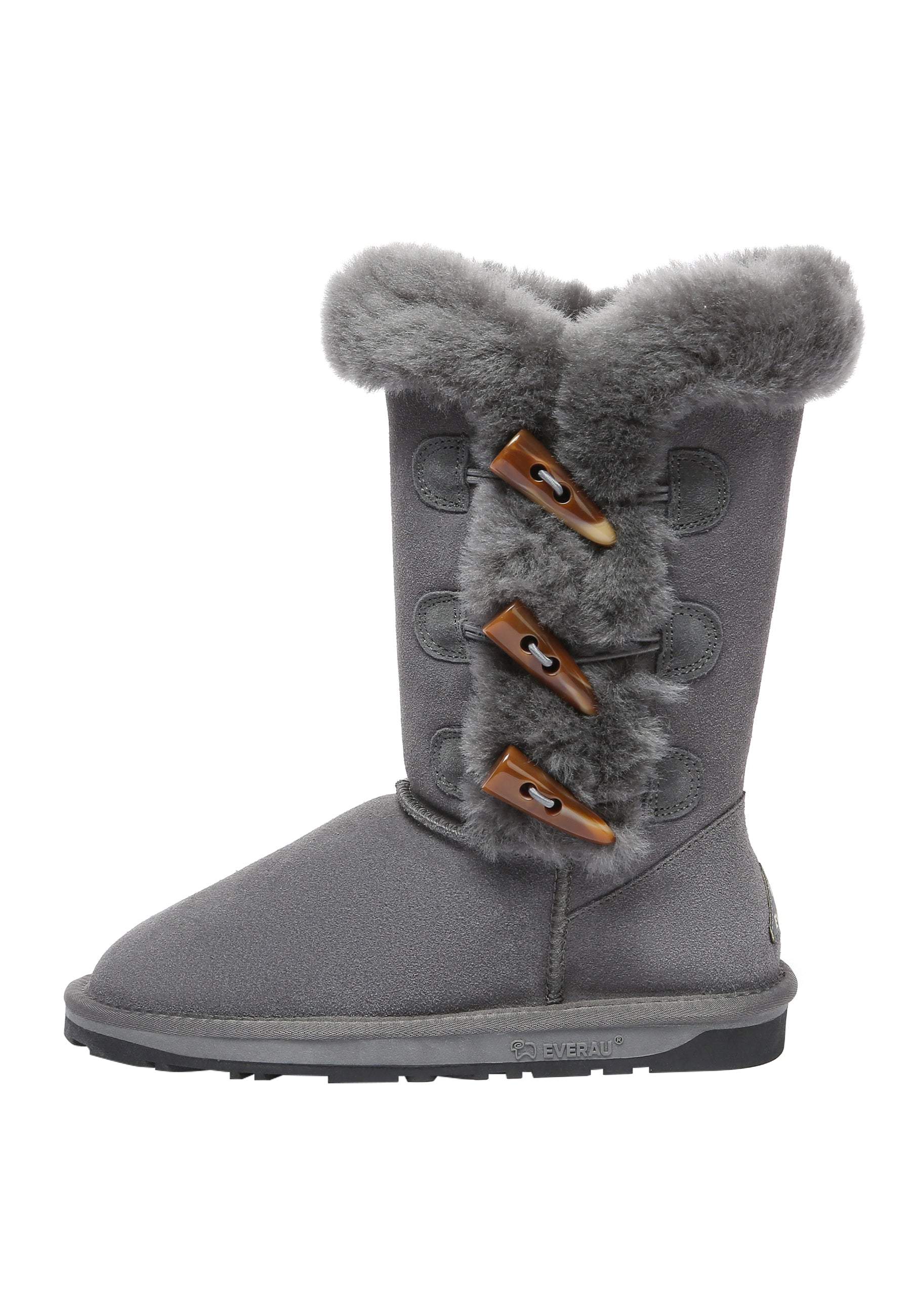 Everau Australia Women's Ashy Tall Boots In Grey In Gray