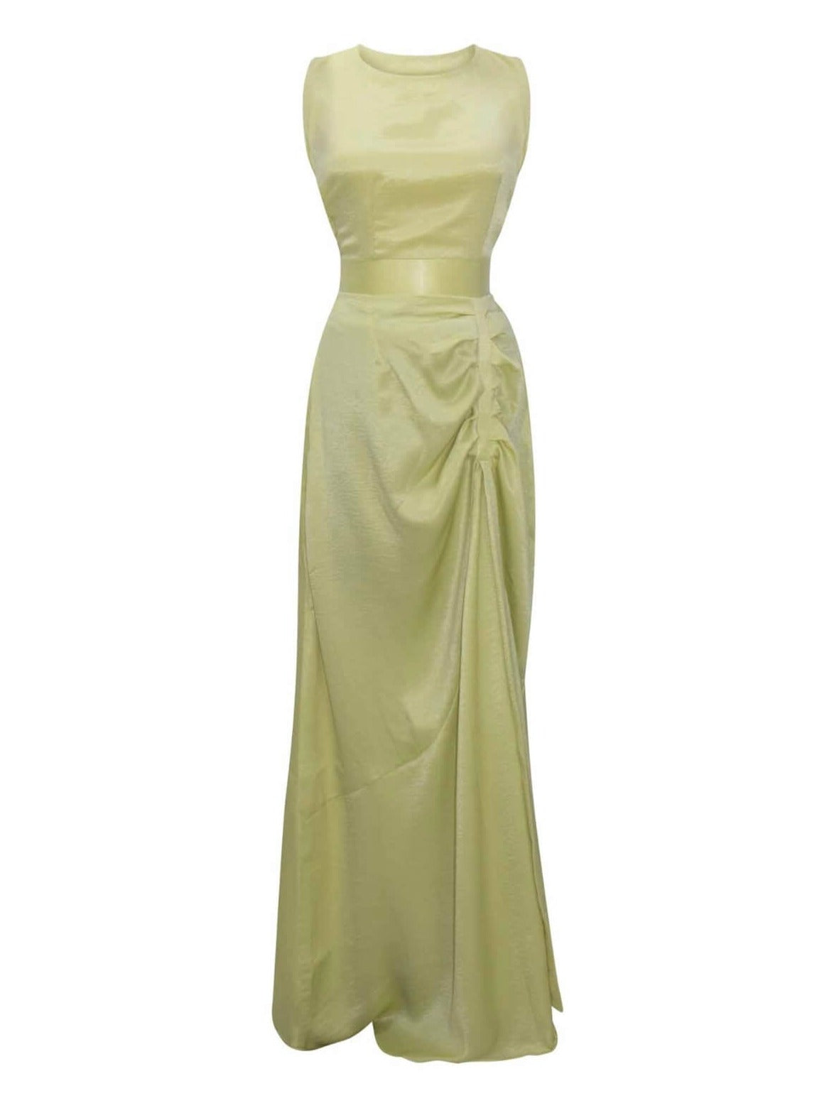 Miss Fm Women's Green Honey Kimono Two-piece Set In Lime In Green