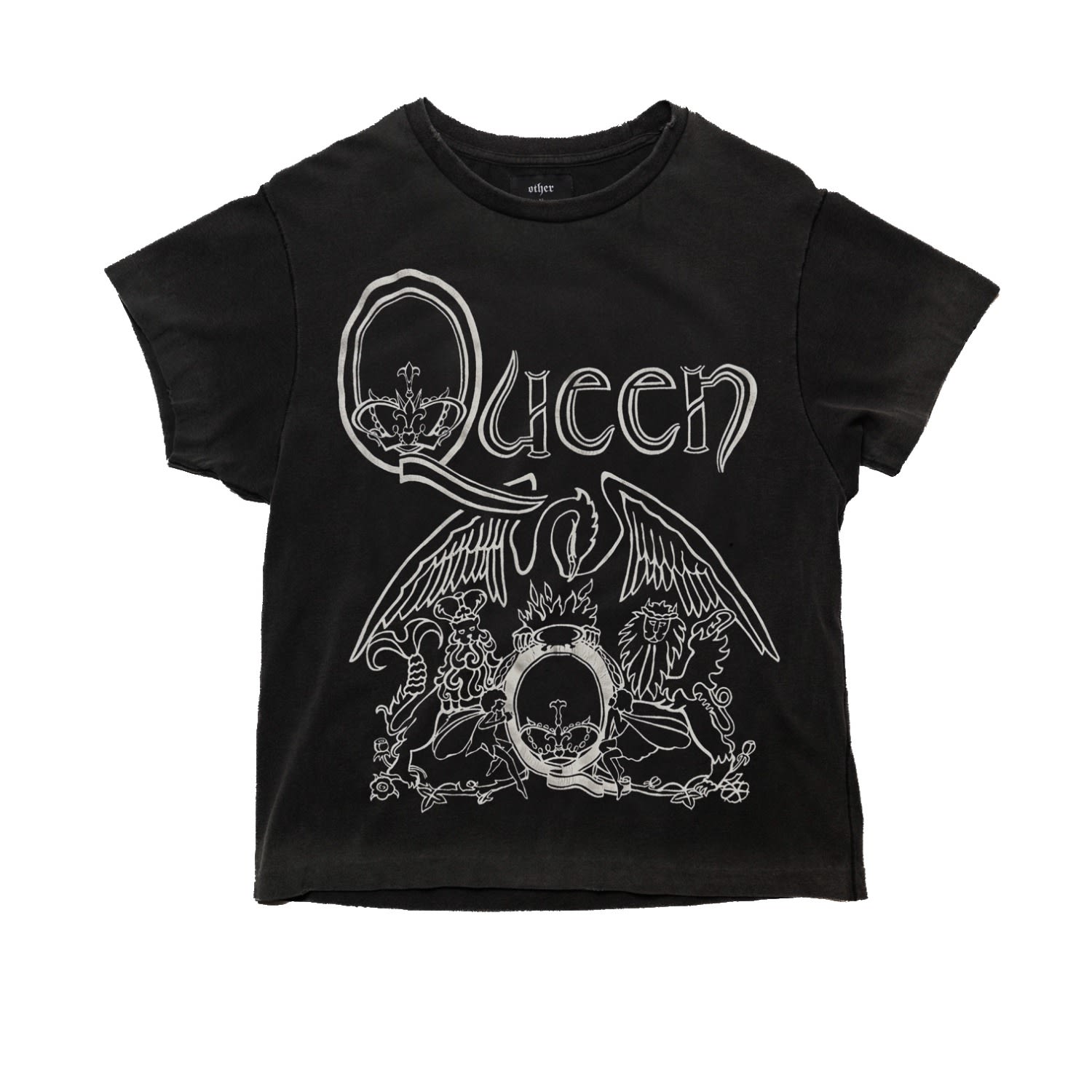 Other Uk Men's Black Queen America 75 Vintage T-shirt