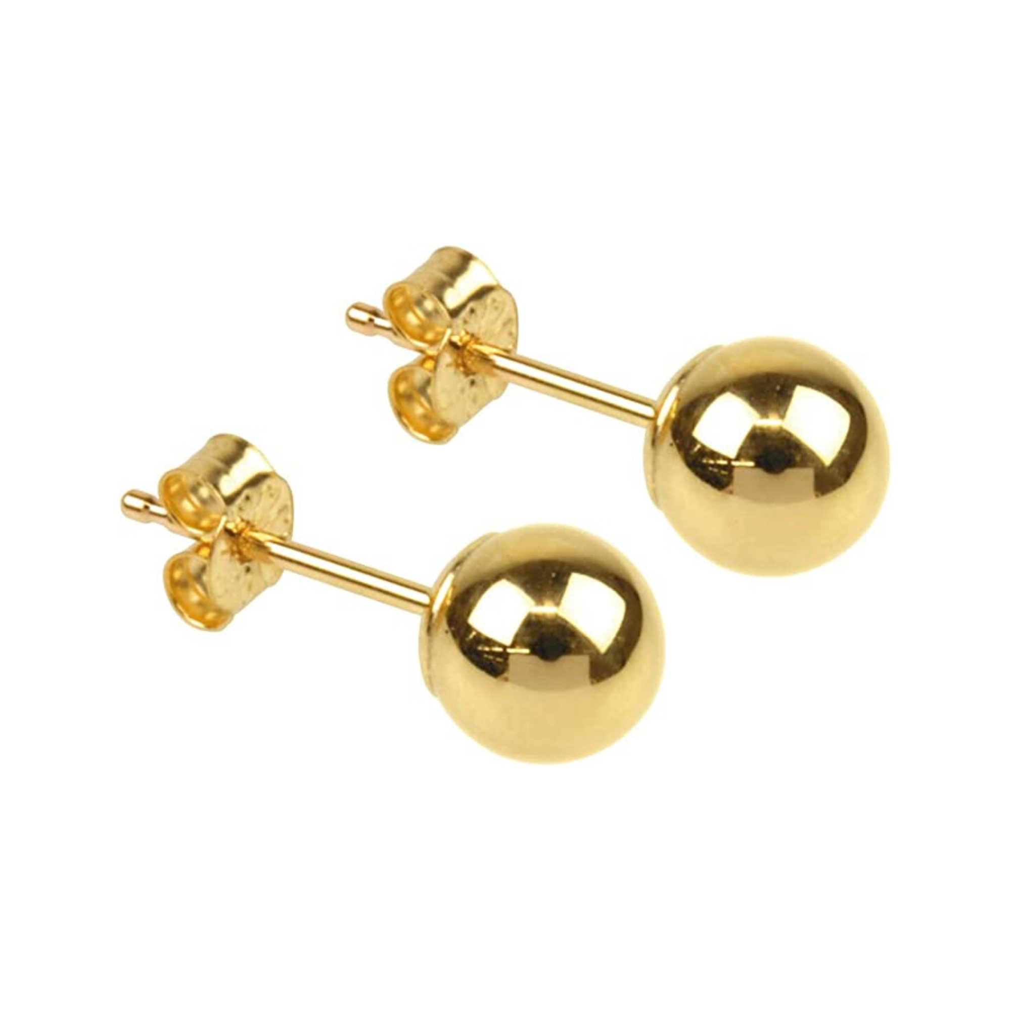 Everlasting Gold 14k Gold Ball Stud Earrings