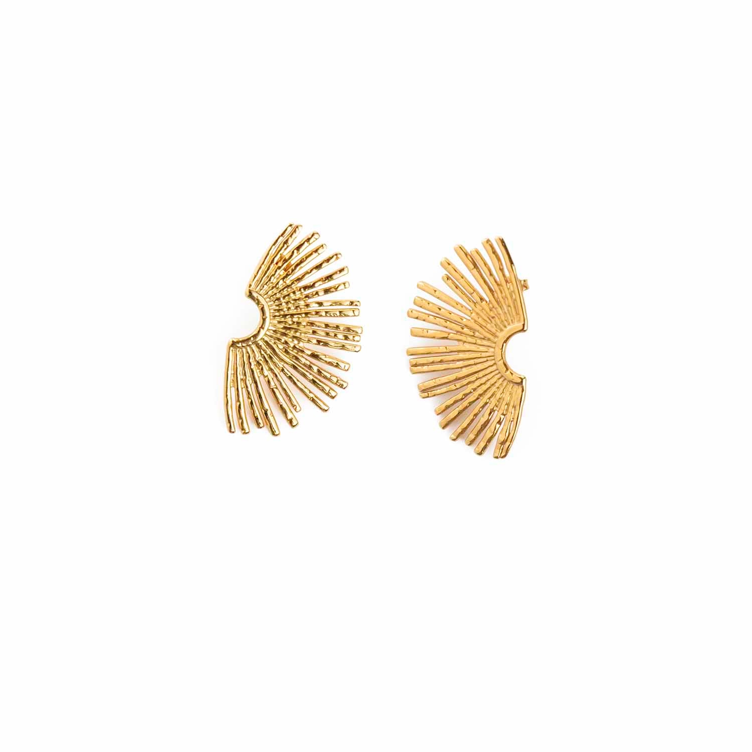 Superdivajewellery Women's Gold Saint Elizabeth Earrings In Gold