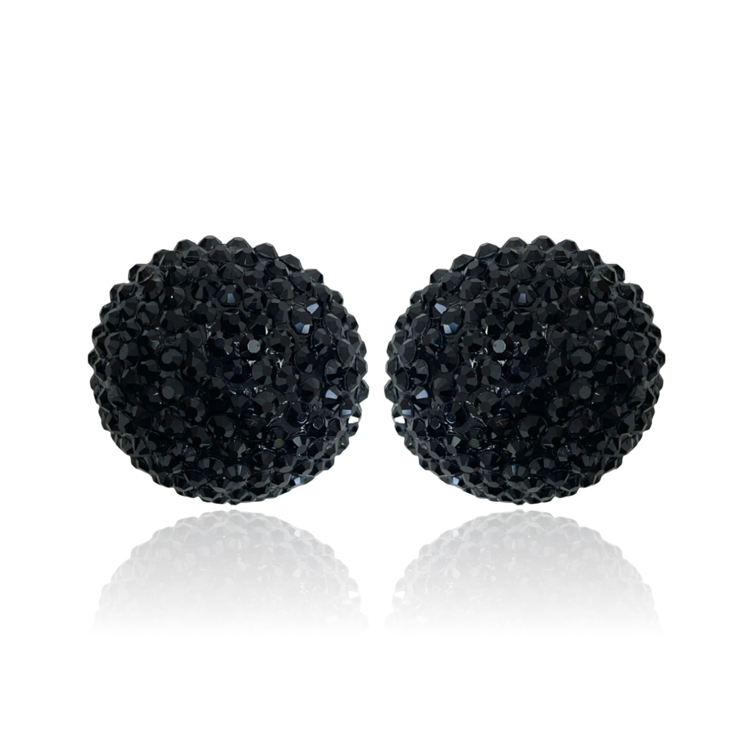 Pinar Ozevlat Women's Disco Pebble Earrings Black In Black