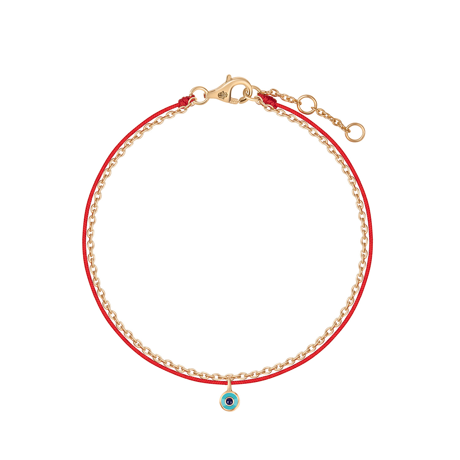 Karma And Luck Women's Supreme Guardian - Red String Evil Eye Charm Bracelet In Red