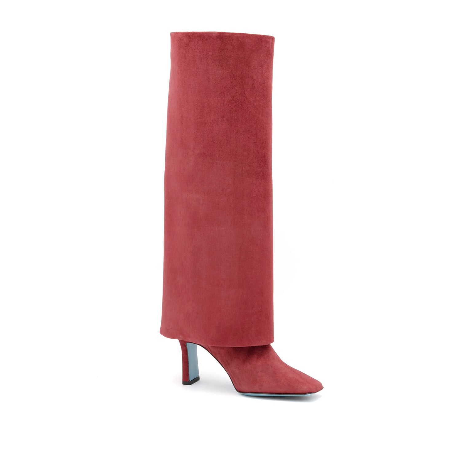 Valentina Rangoni Women's Red Limpida Tubular Boot - Cerise Cashmere Suede