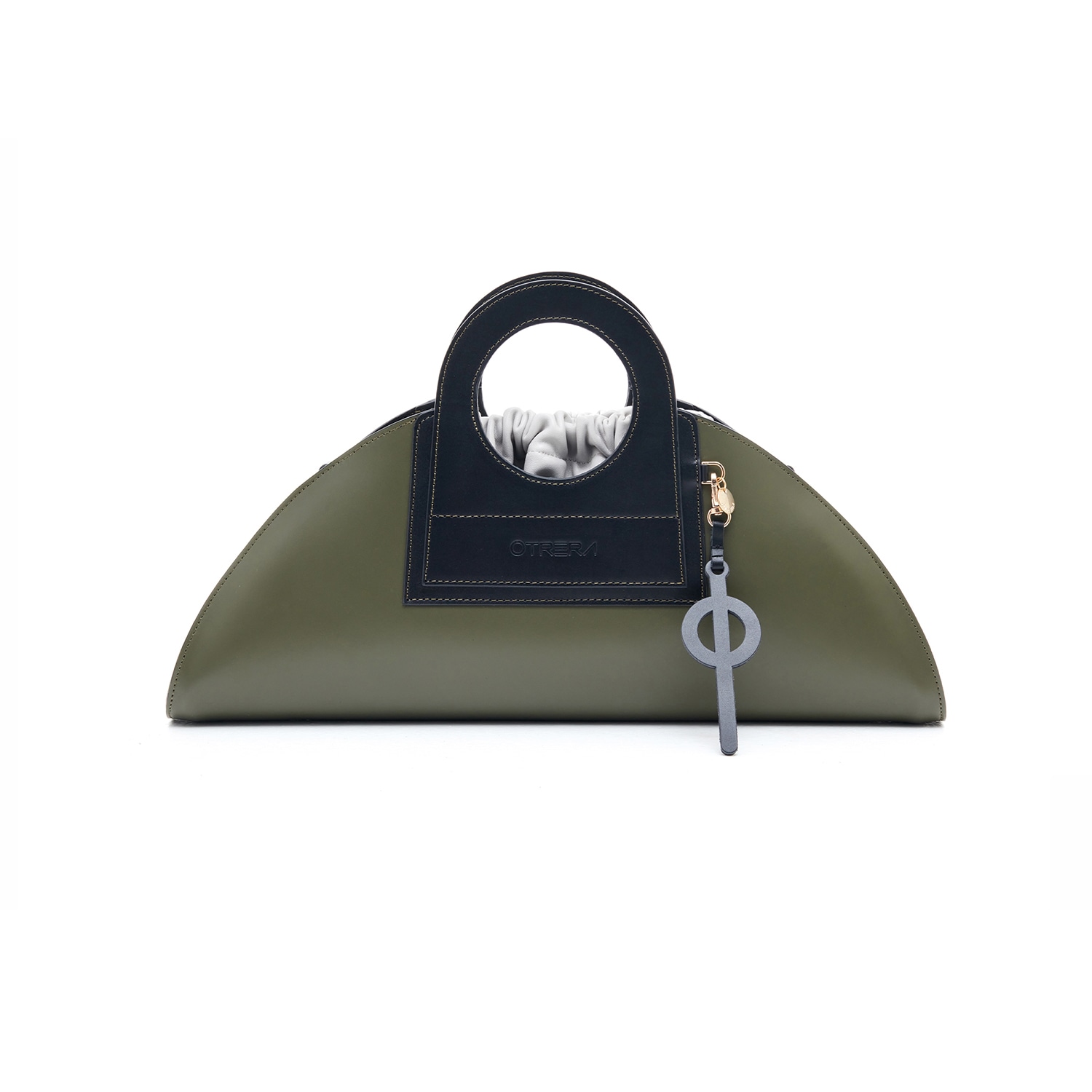 Otrera Women's Green Mini Taco Leather Khaki